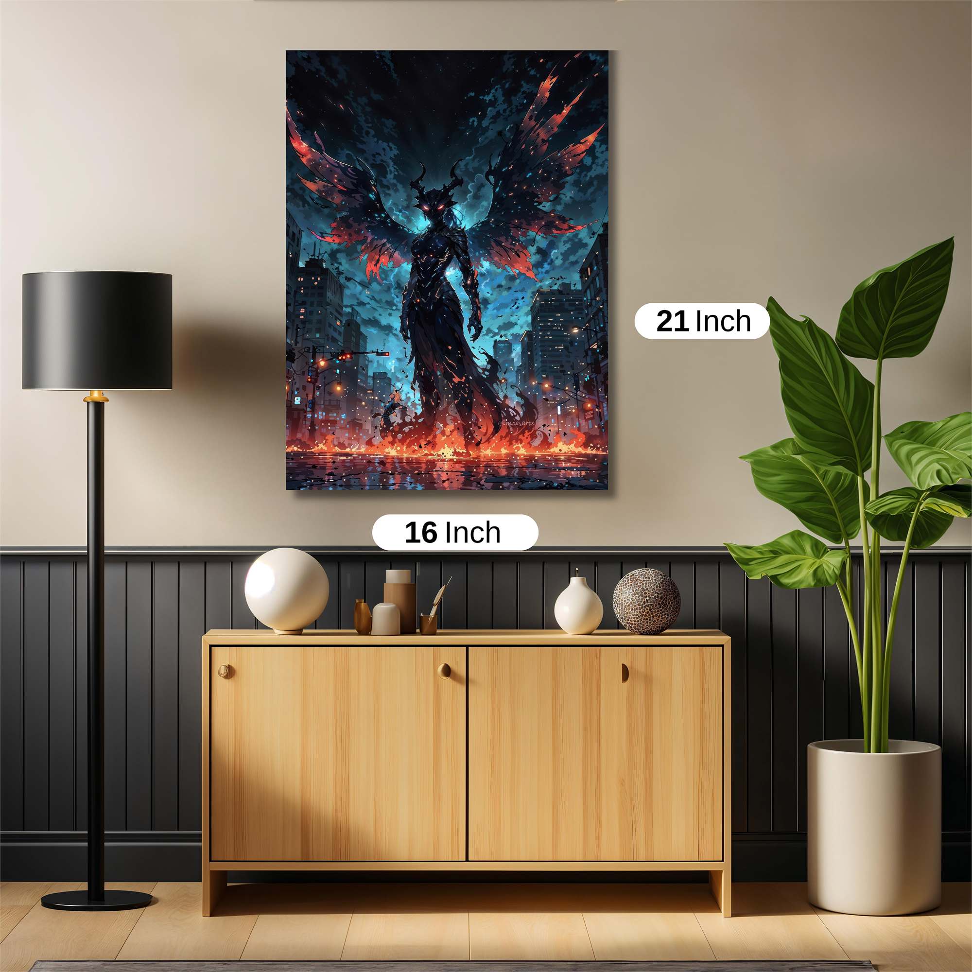 Demon Apocalypse Safe Wall Magnetic / M