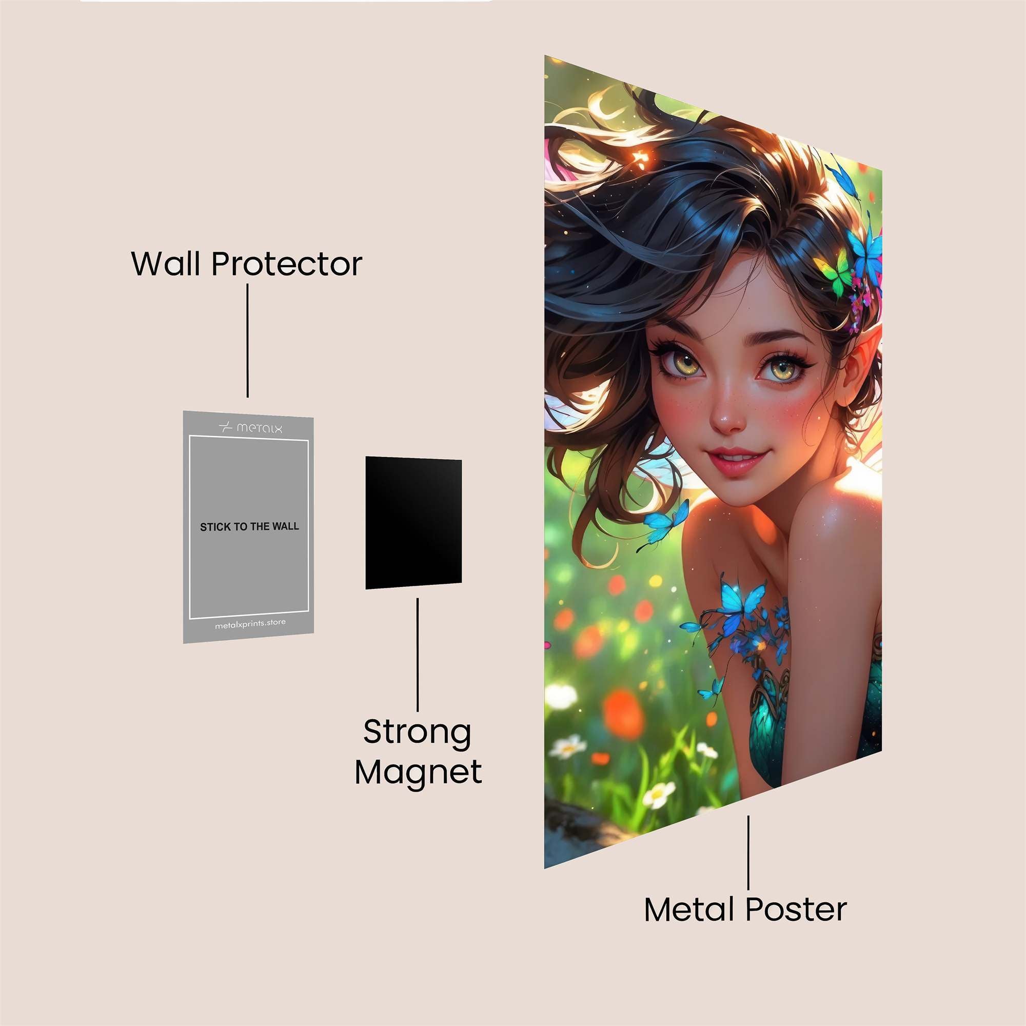 Fairy Bliss Safe Wall Magnetic / M