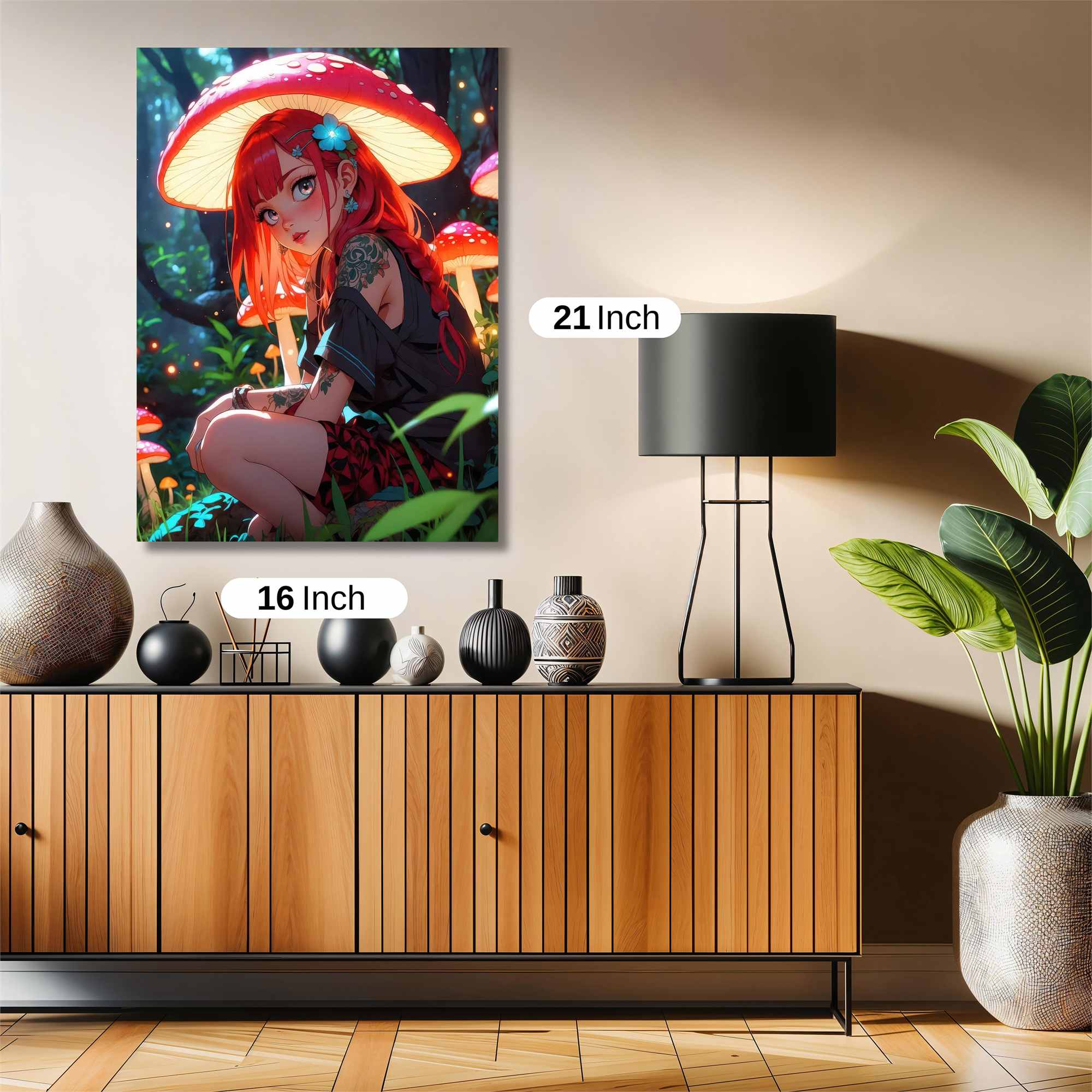 Mushroom Dream Safe Wall Magnetic / M