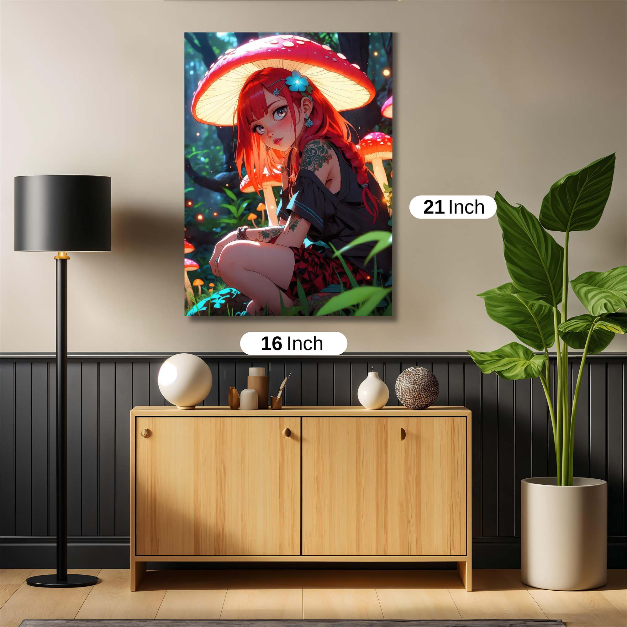 Mushroom Dream Safe Wall Magnetic / M