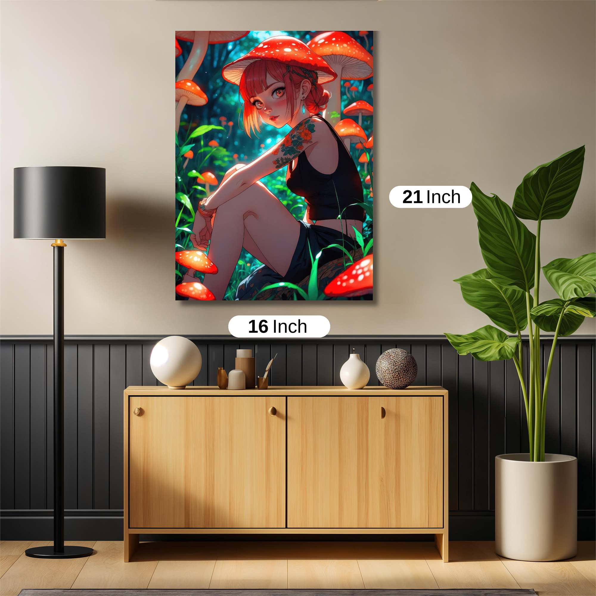 Mushroom Dream Safe Wall Magnetic / M