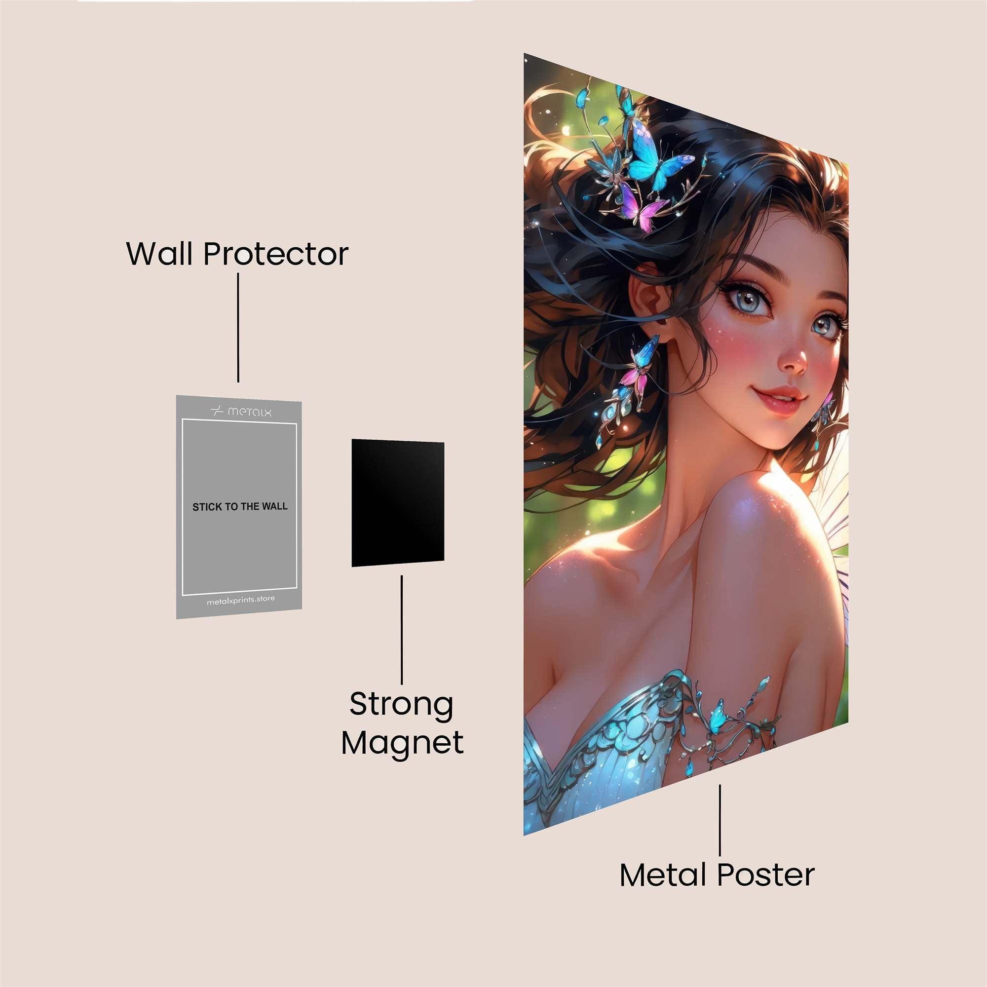 Fairy Enchantment Safe Wall Magnetic / M