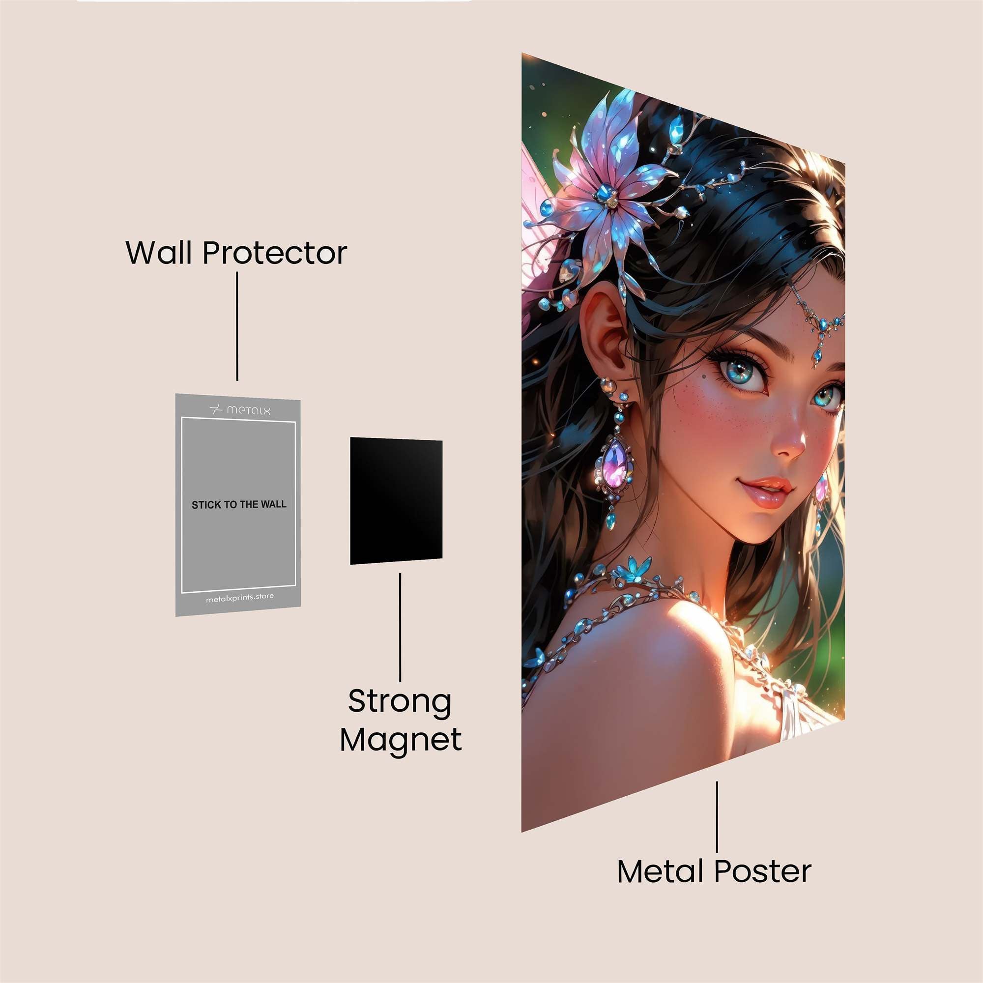 Fairy Enchantress Safe Wall Magnetic / M