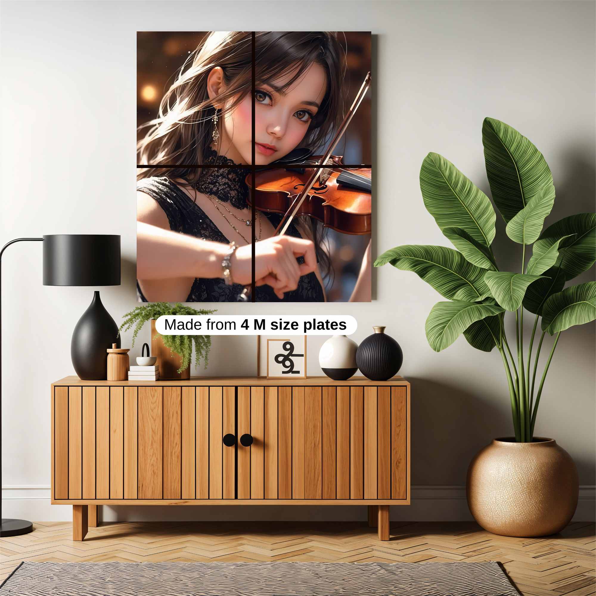 Violinist Enchantress Safe Wall Magnetic / M