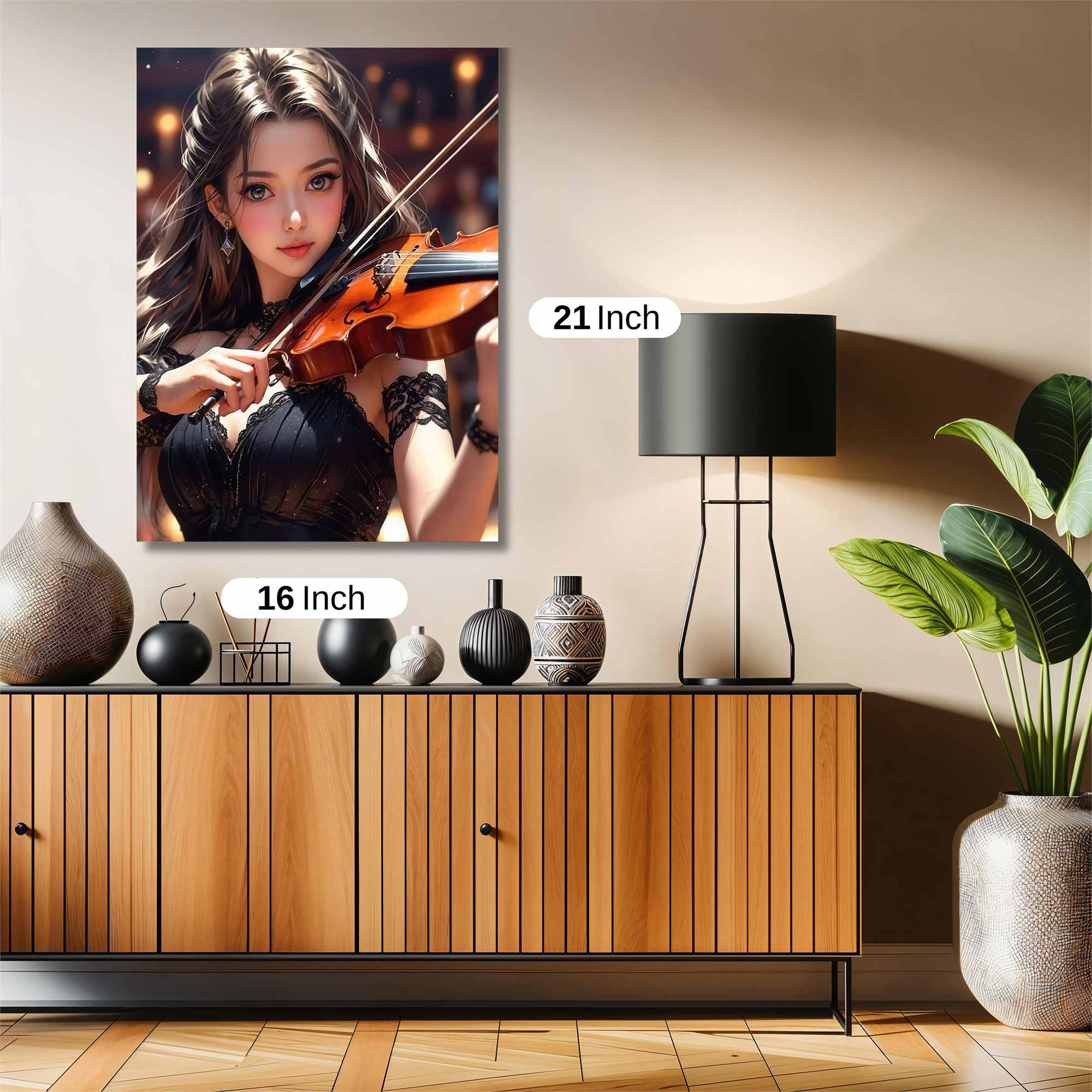 Violin Enchantress Safe Wall Magnetic / M