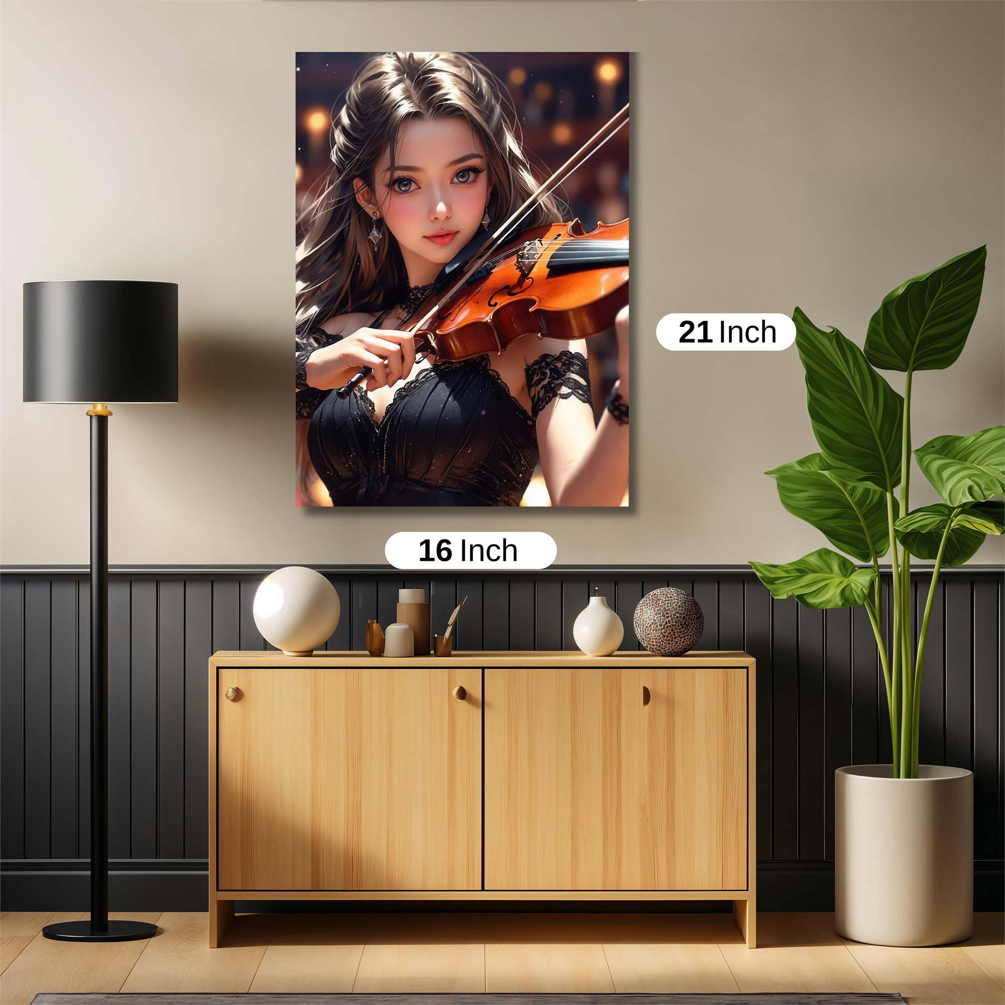 Violin Enchantress Safe Wall Magnetic / M