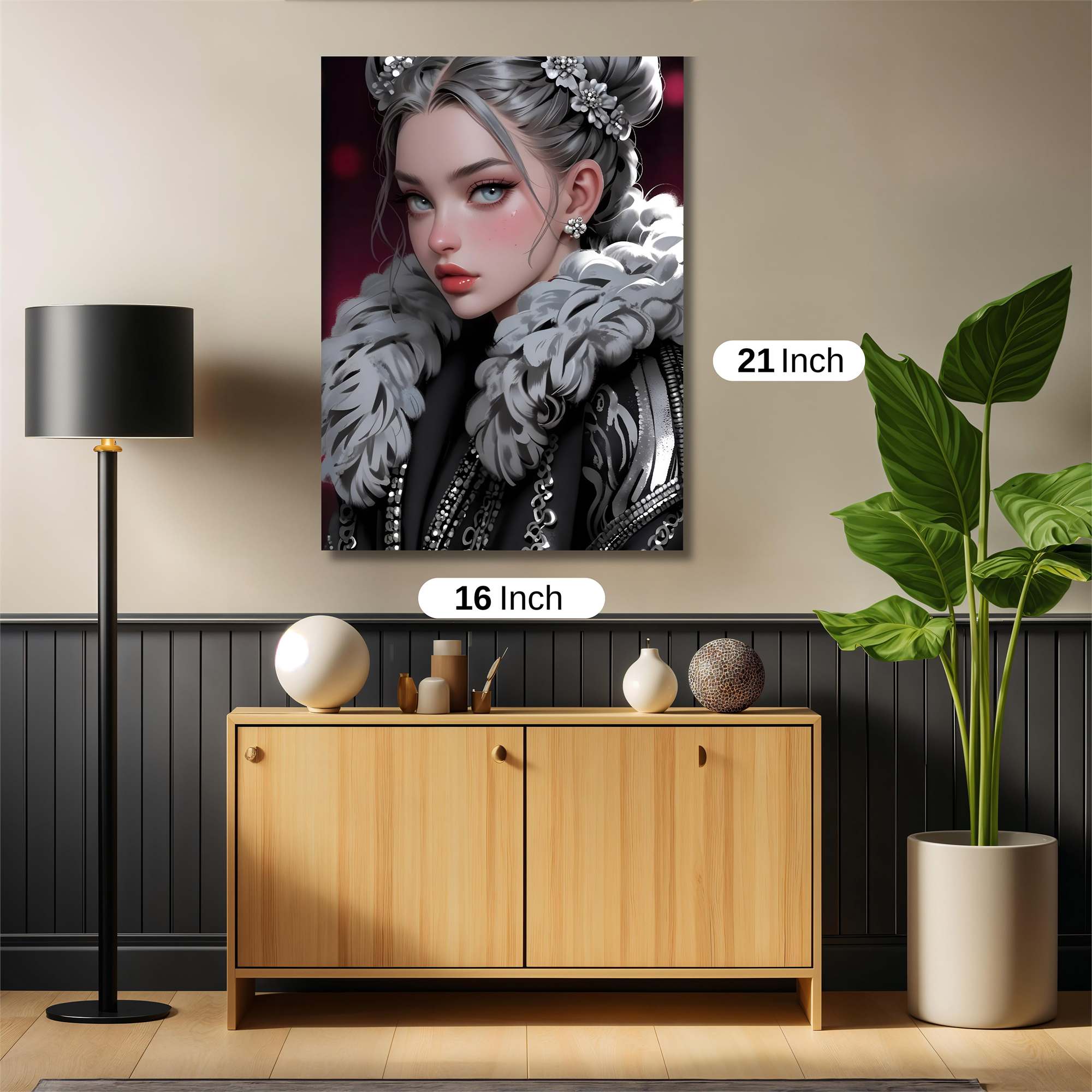 Queenly Elegance Safe Wall Magnetic / M