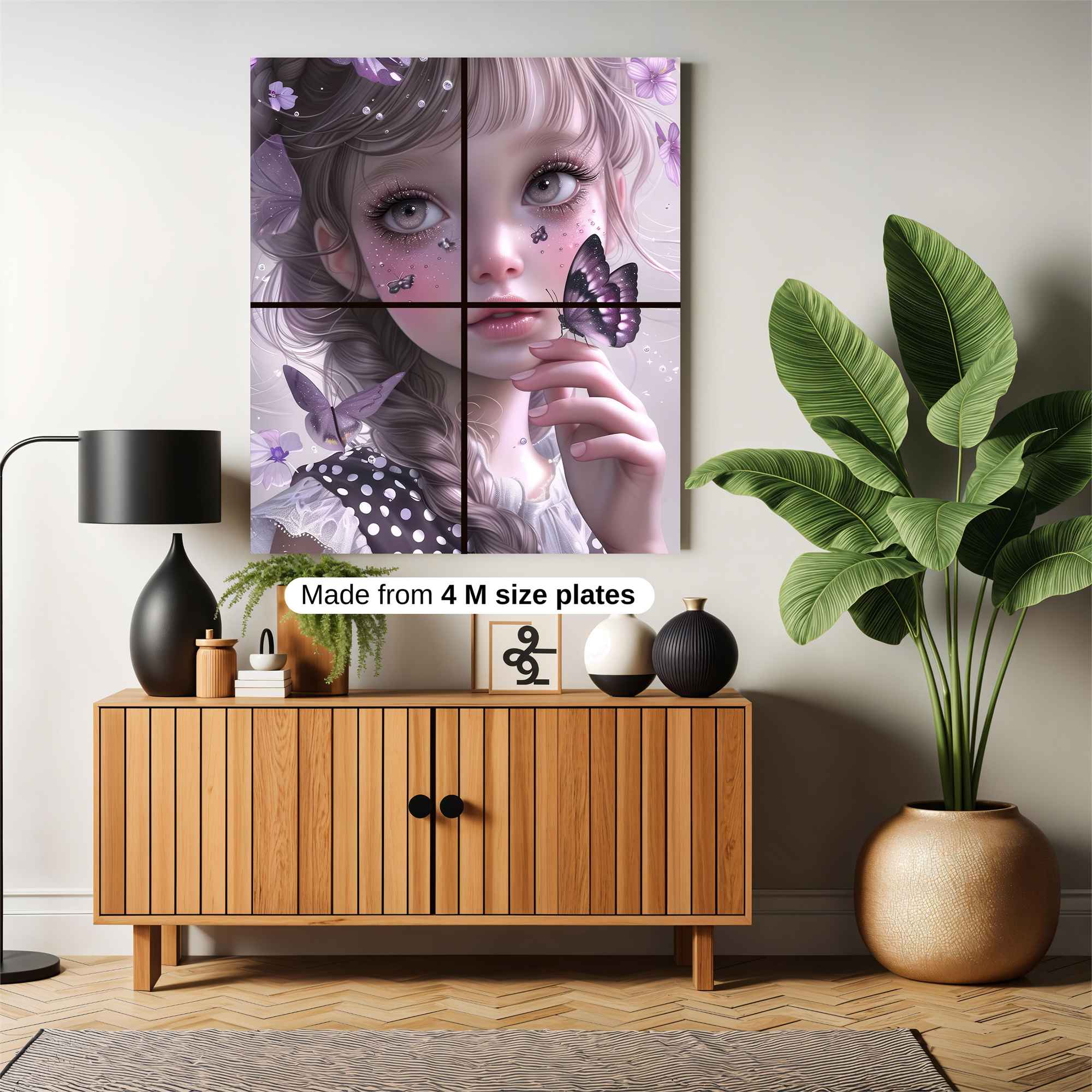 Butterfly Whimsy Safe Wall Magnetic / M