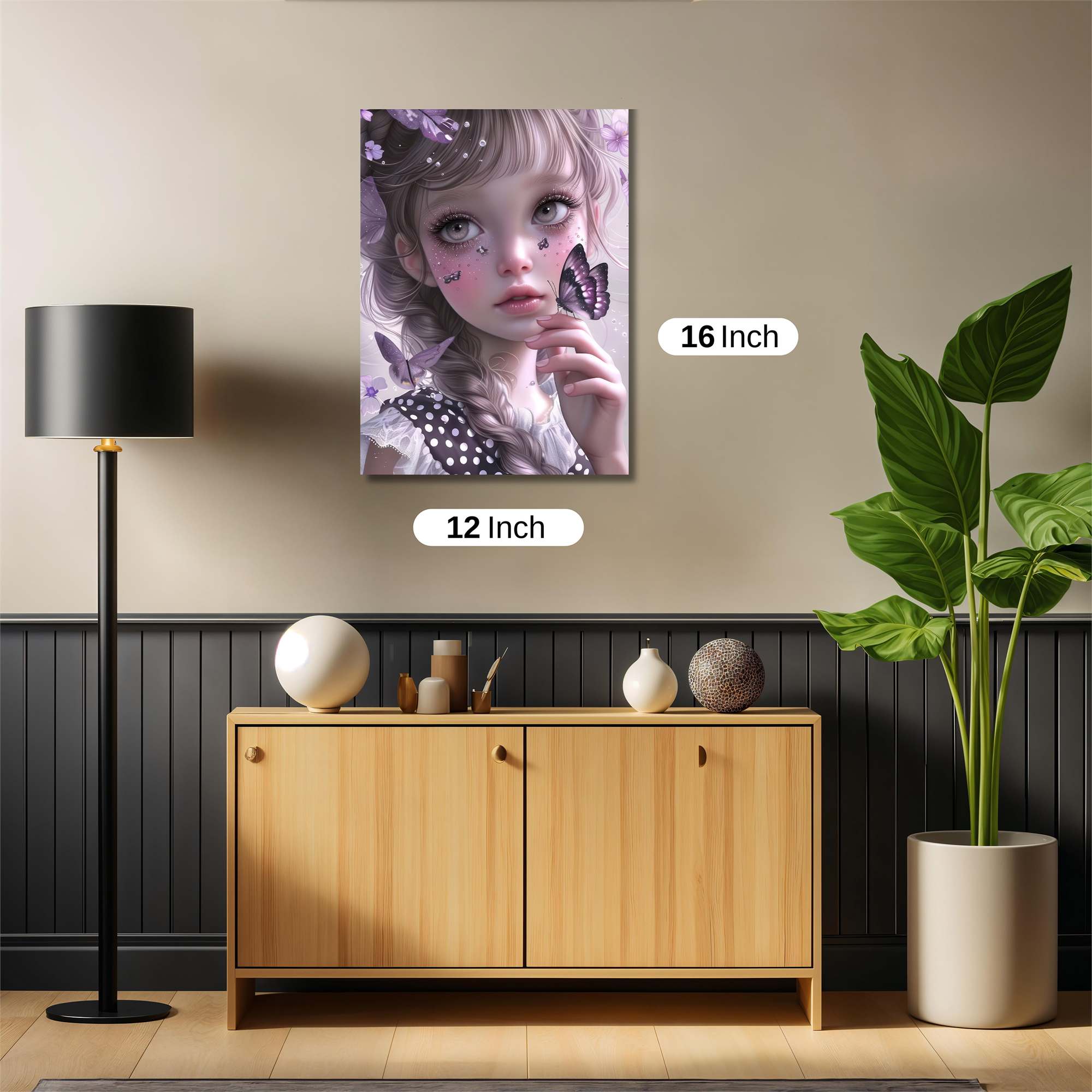 Butterfly Whimsy Safe Wall Magnetic / M