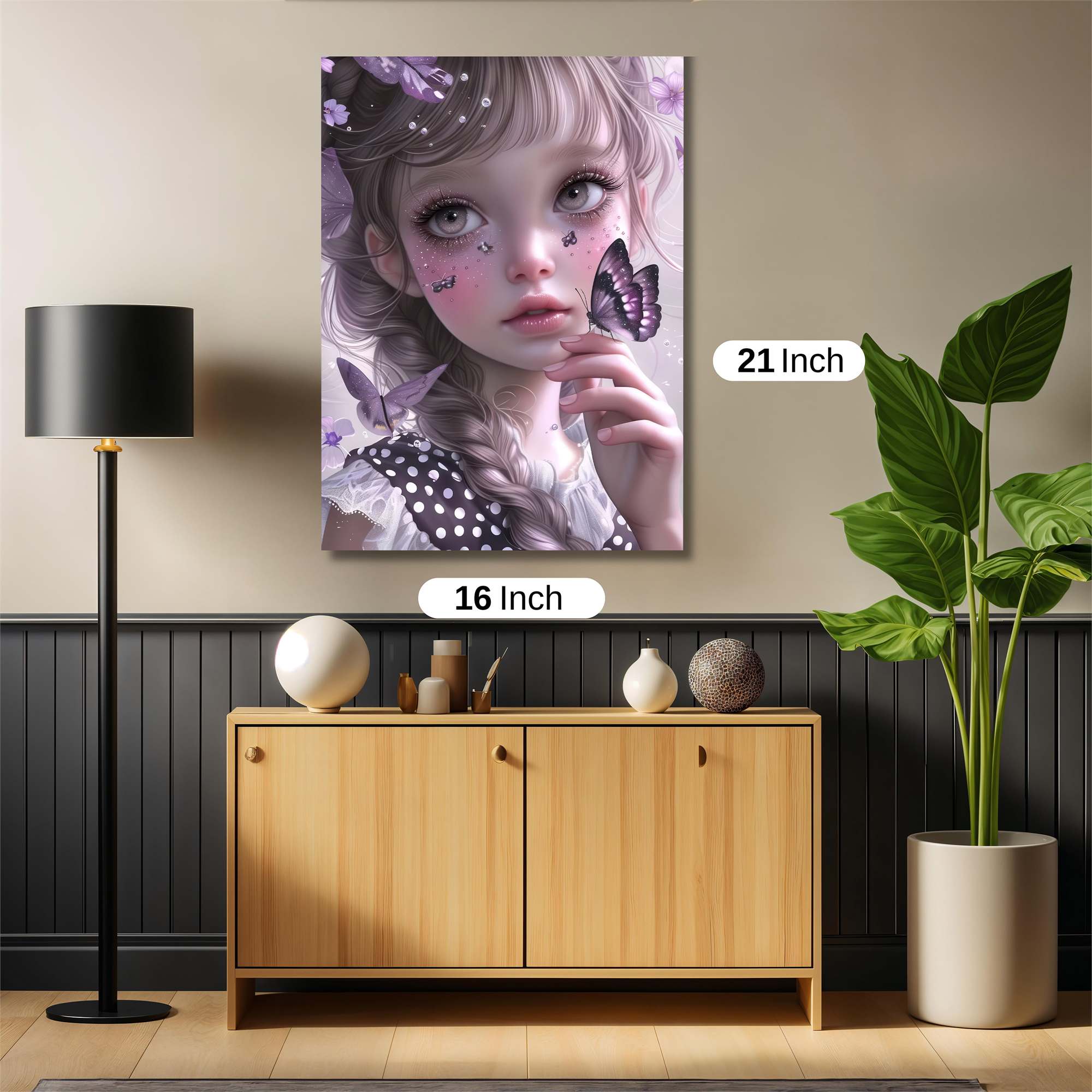 Butterfly Whimsy Safe Wall Magnetic / M