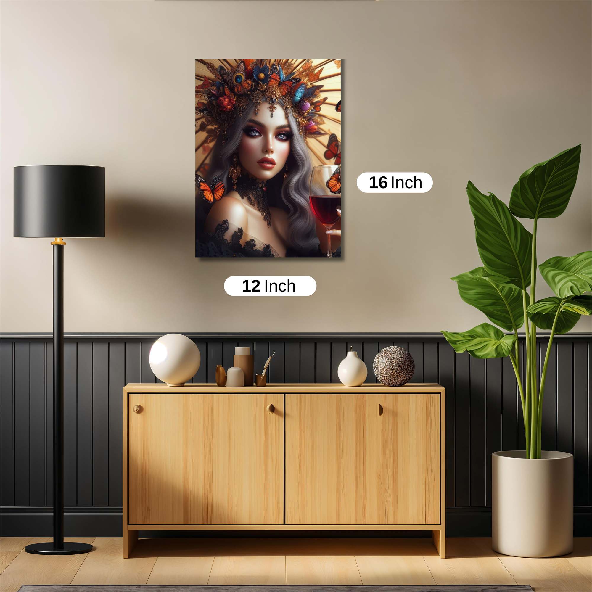 Butterfly Enchantress Safe Wall Magnetic / M
