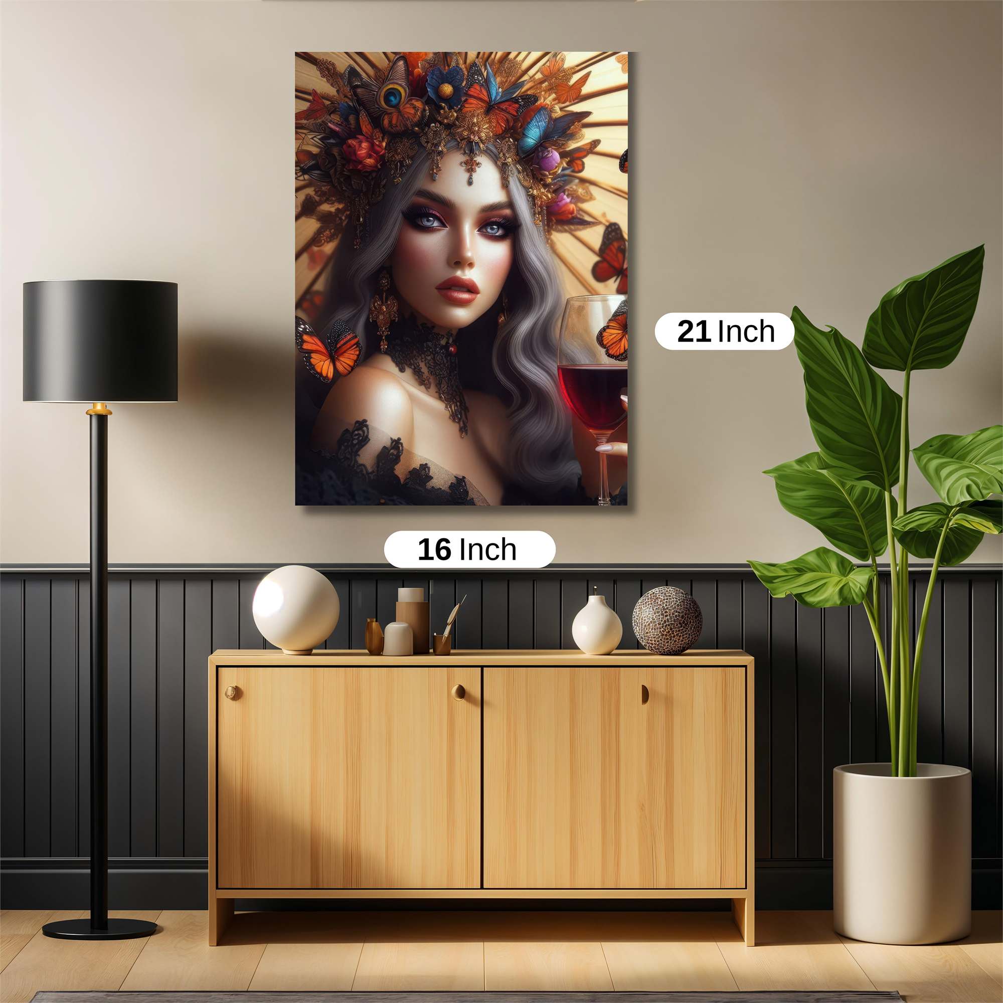 Butterfly Enchantress Safe Wall Magnetic / M