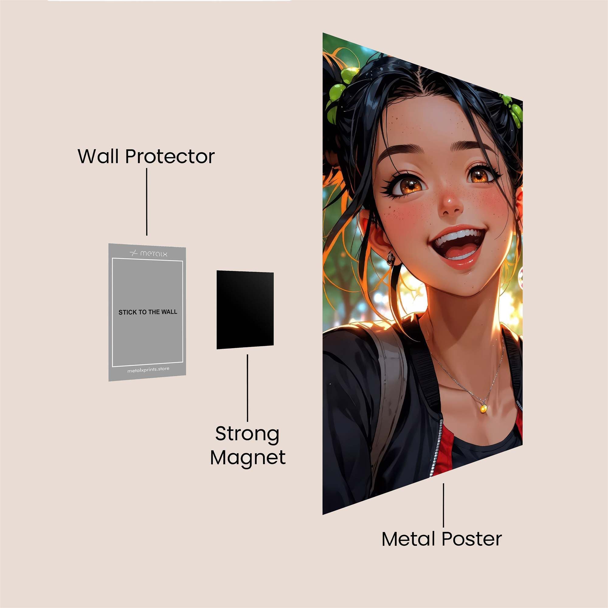 Bubbly Joy Safe Wall Magnetic / M