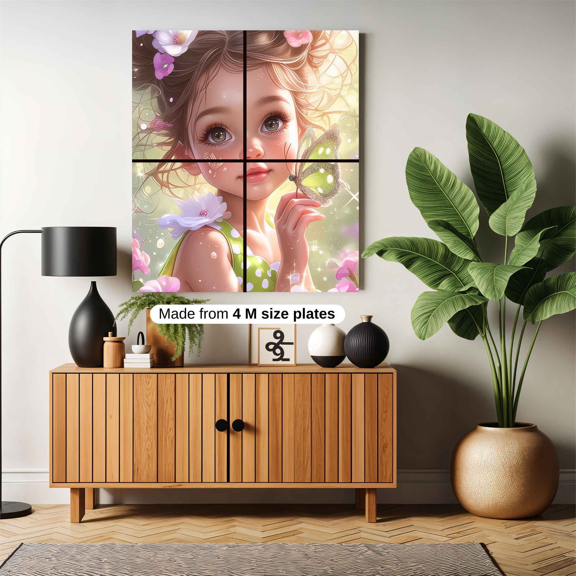 Butterfly Whimsy Safe Wall Magnetic / M