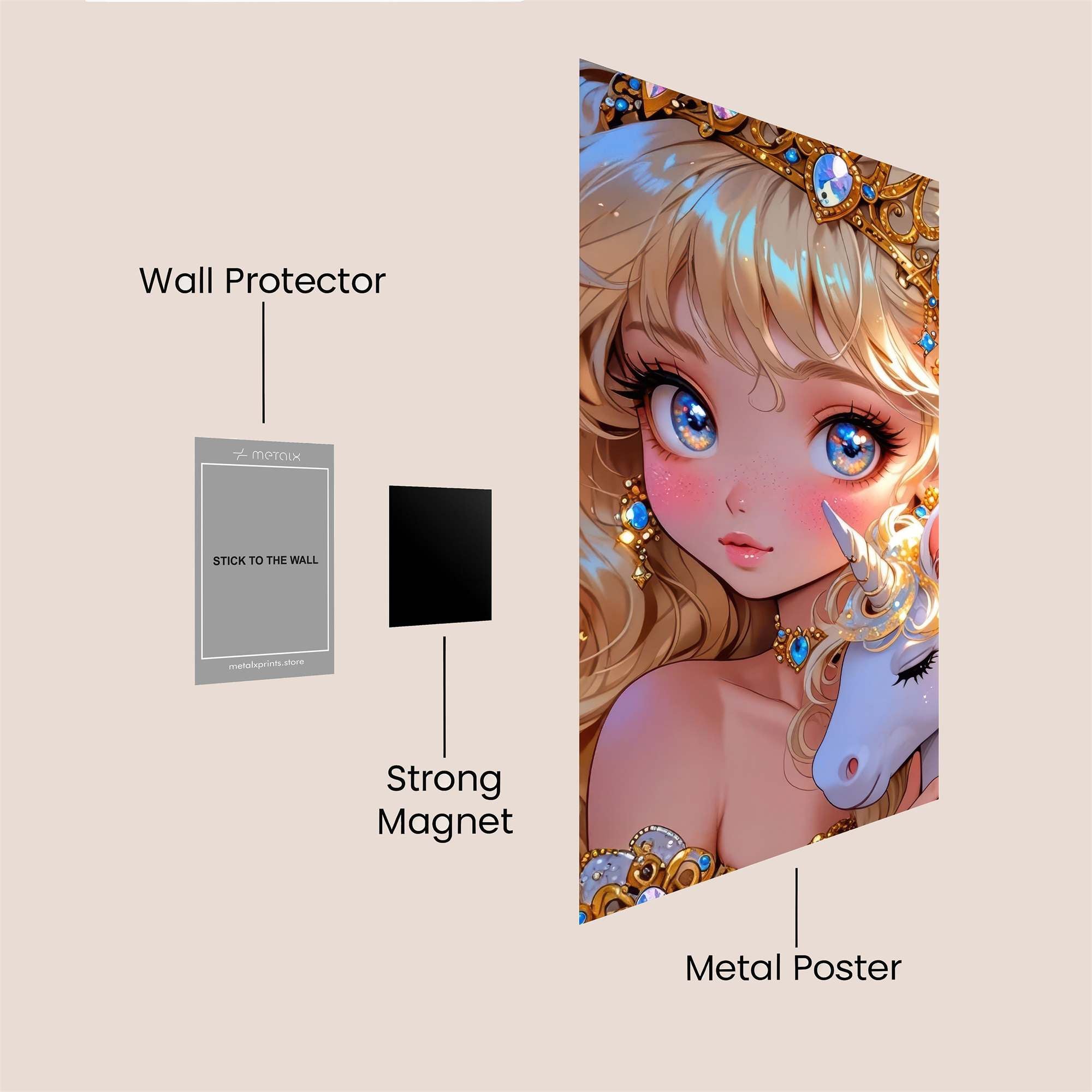 Unicorn Radiance Safe Wall Magnetic / M