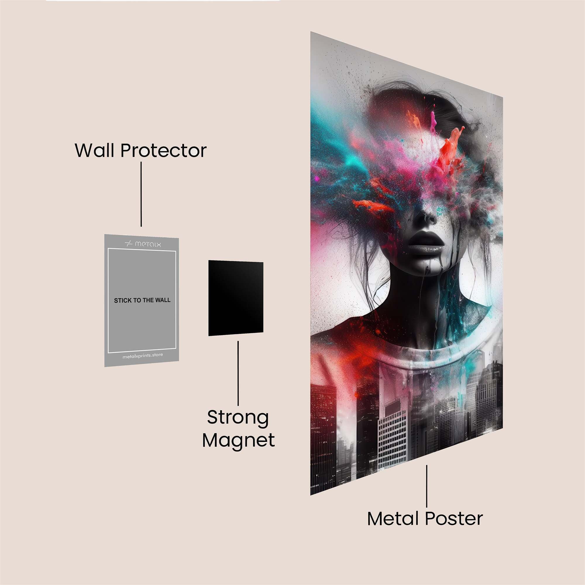 MindExplosion Safe Wall Magnetic / M