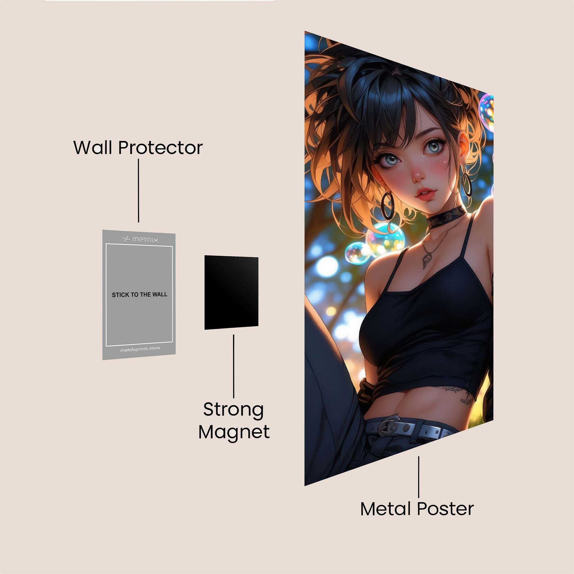 Mystic Radiance Safe Wall Magnetic / M