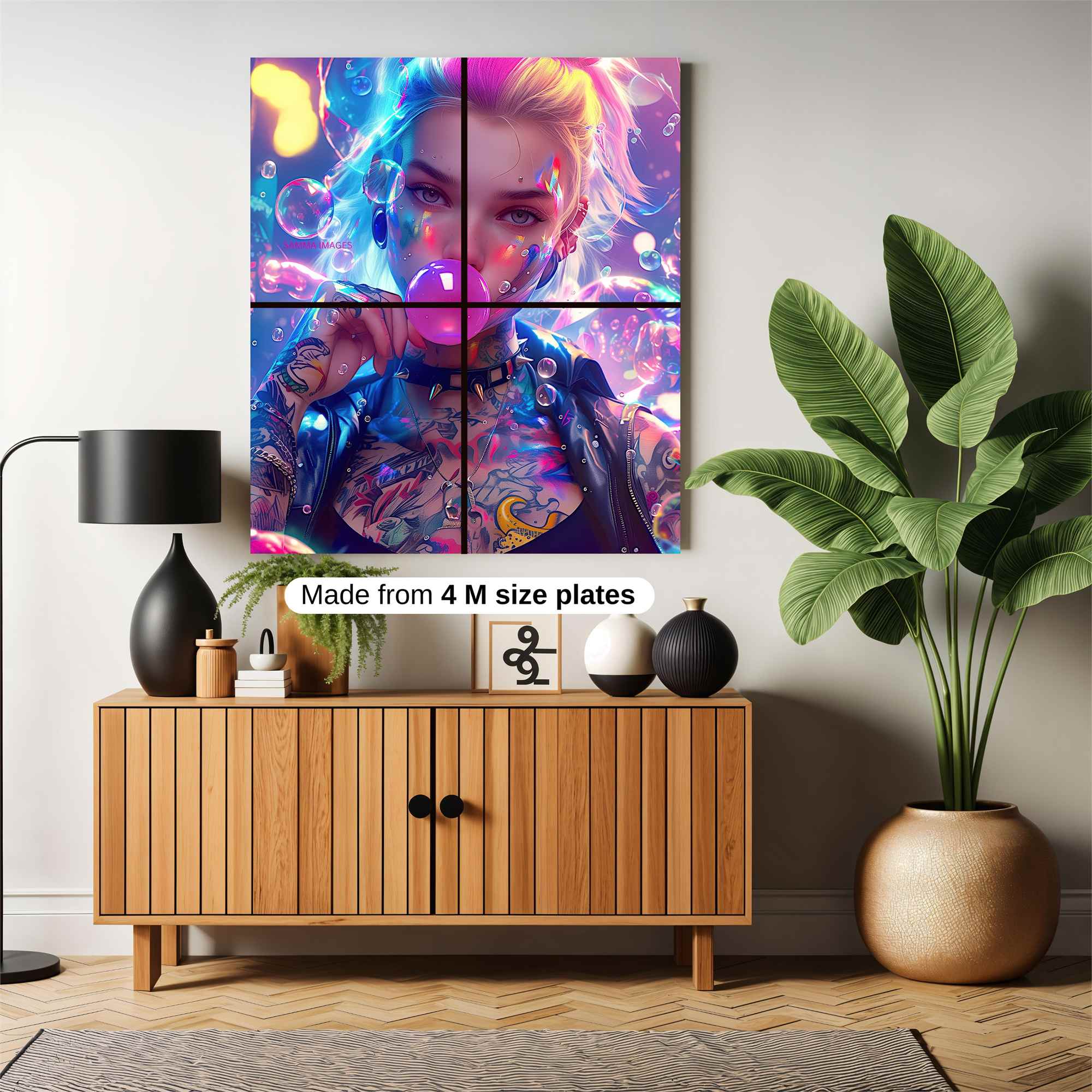 Bubble Bliss Safe Wall Magnetic / M