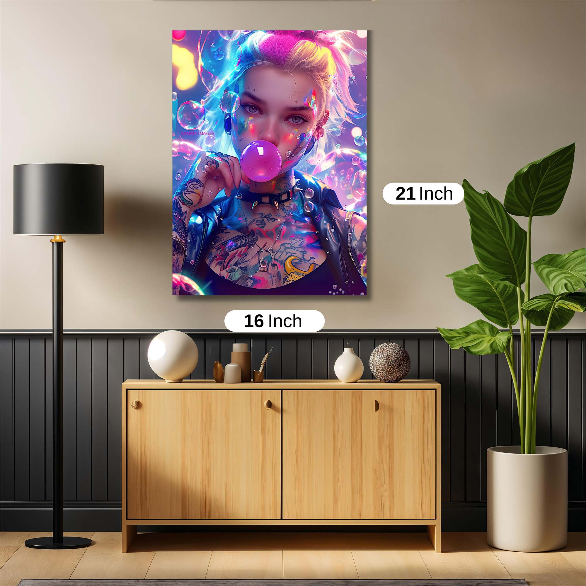 Bubble Bliss Safe Wall Magnetic / M