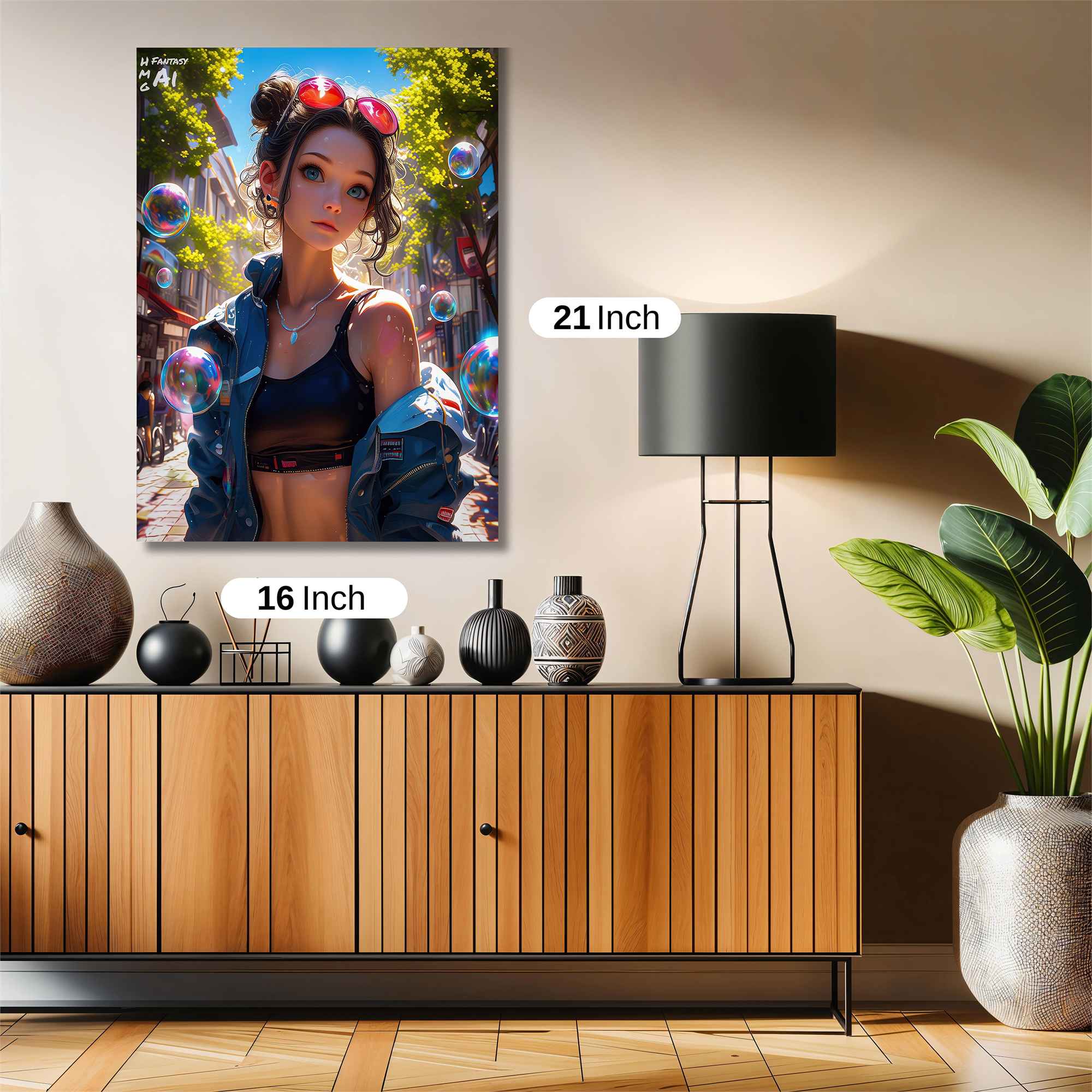 Bubble Bliss Safe Wall Magnetic / M