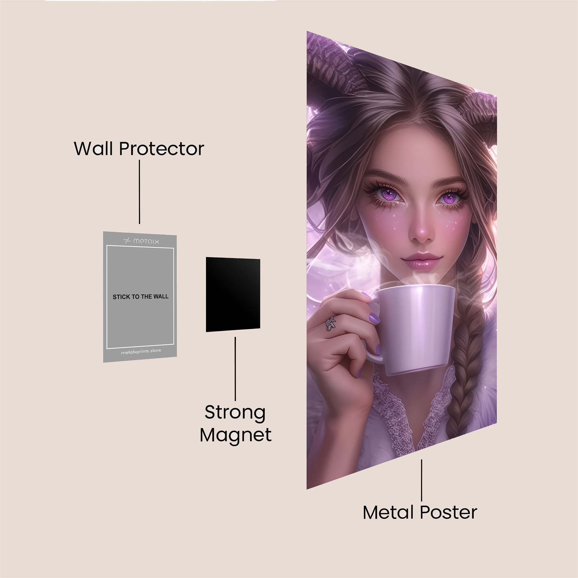 Aries Cozy Safe Wall Magnetic / M