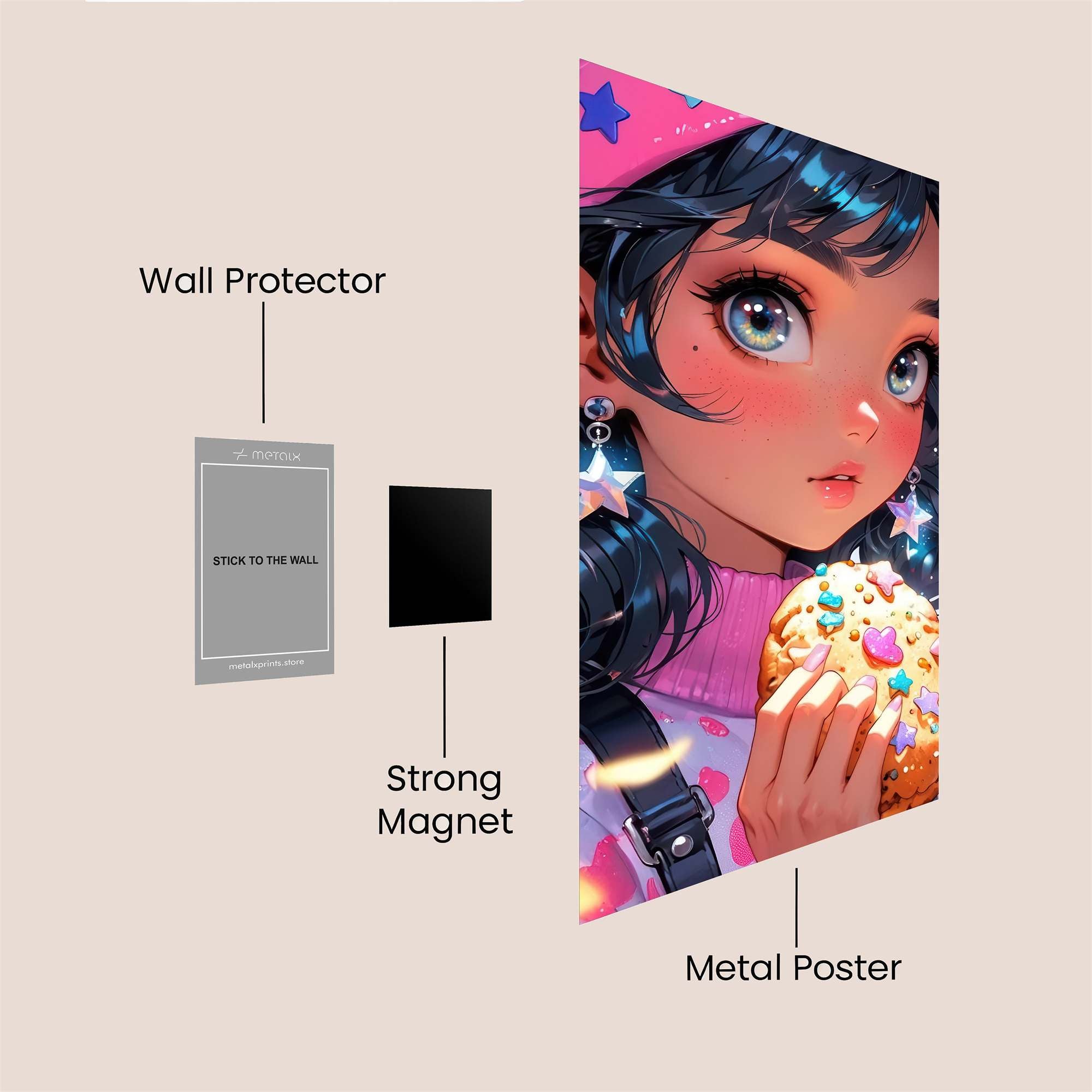 Starry Delight Safe Wall Magnetic / M