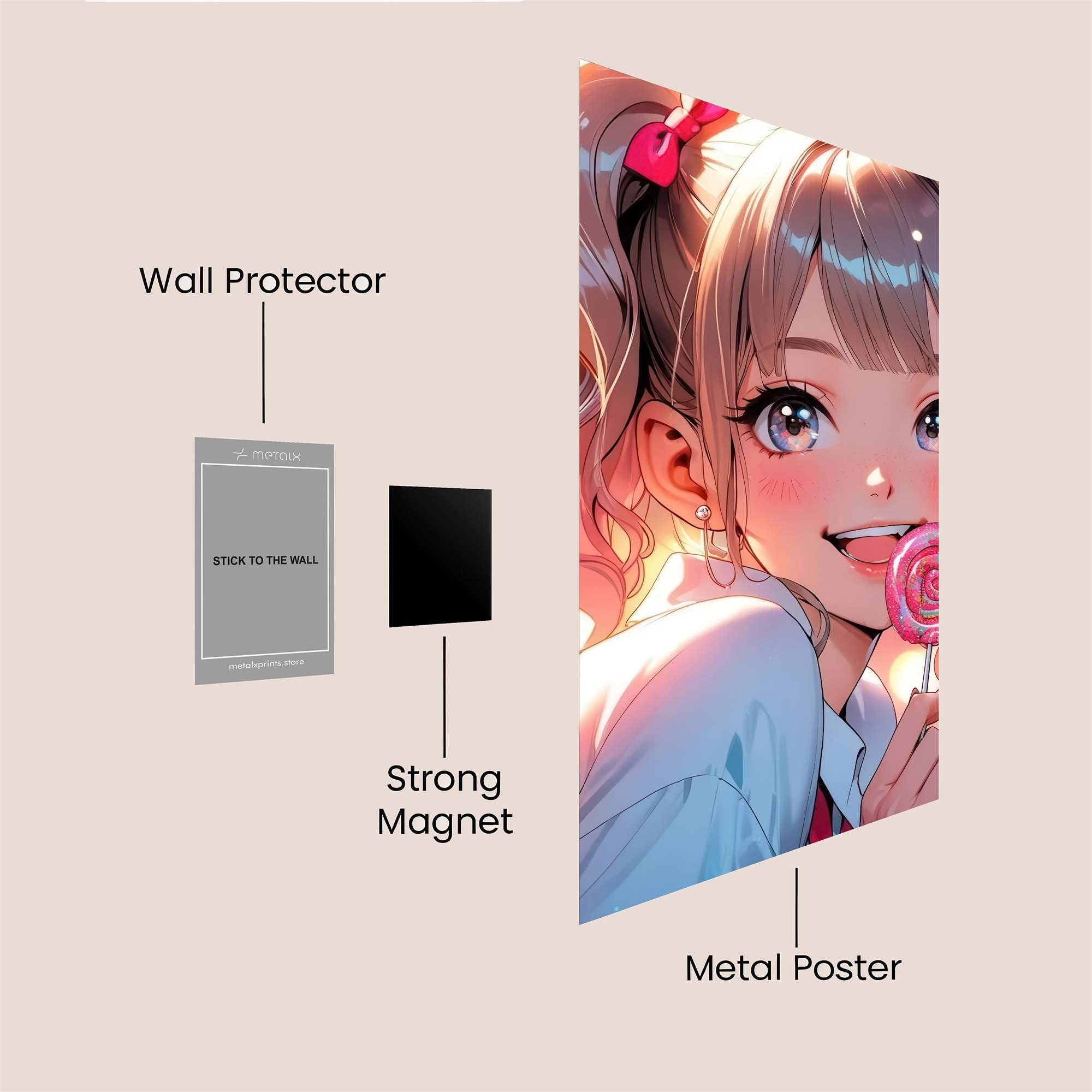 Lollipop Bliss Safe Wall Magnetic / M