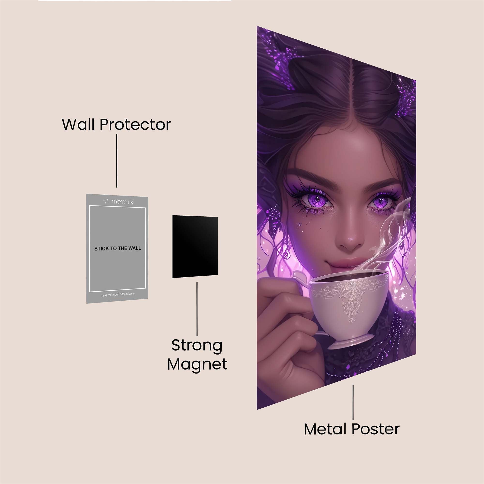 Demon Serenity Safe Wall Magnetic / M