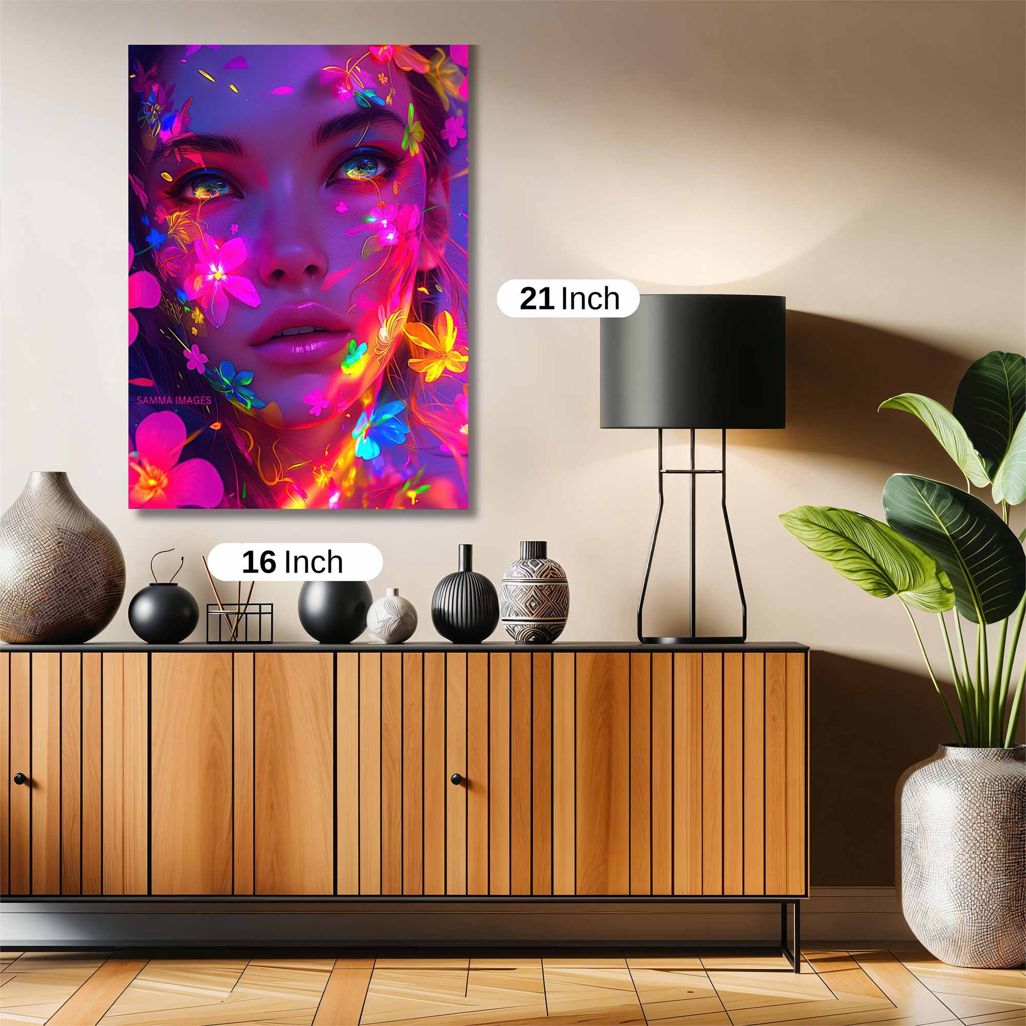 Neon Blossom Safe Wall Magnetic / M
