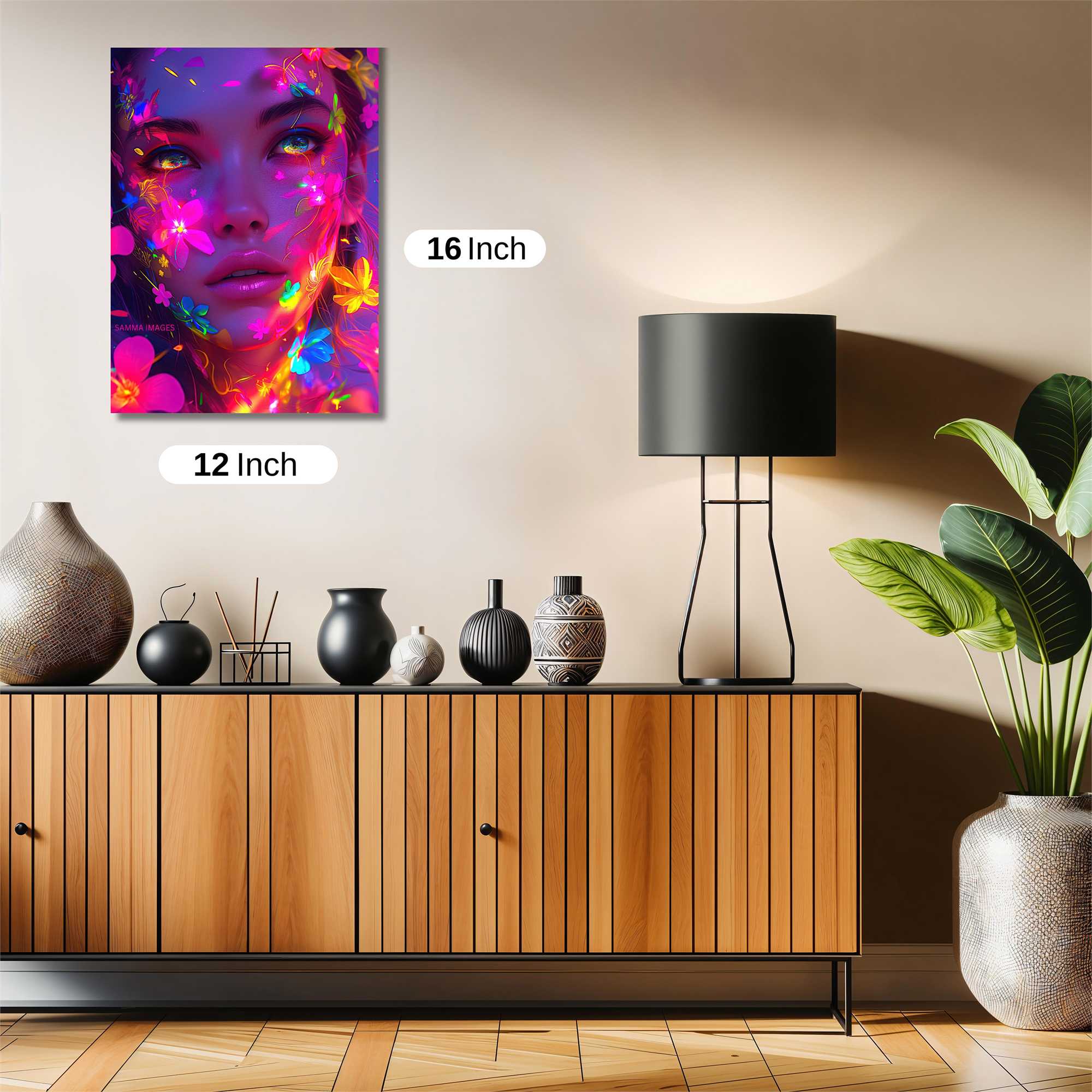 Neon Blossom Safe Wall Magnetic / M