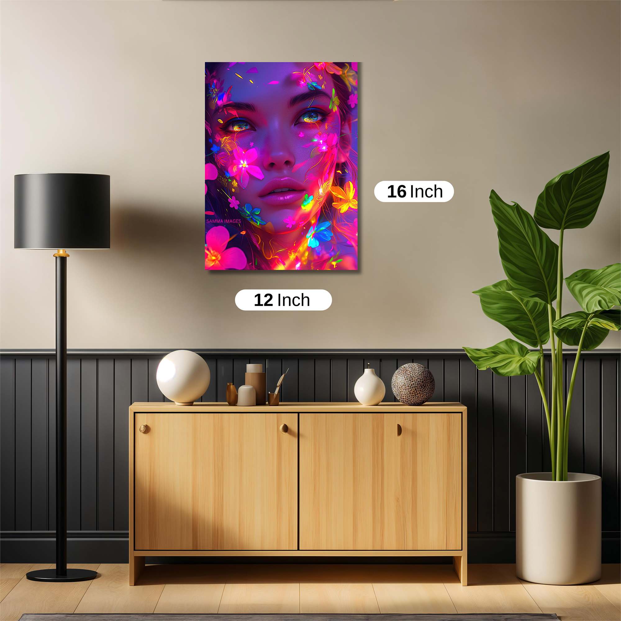 Neon Blossom Safe Wall Magnetic / M