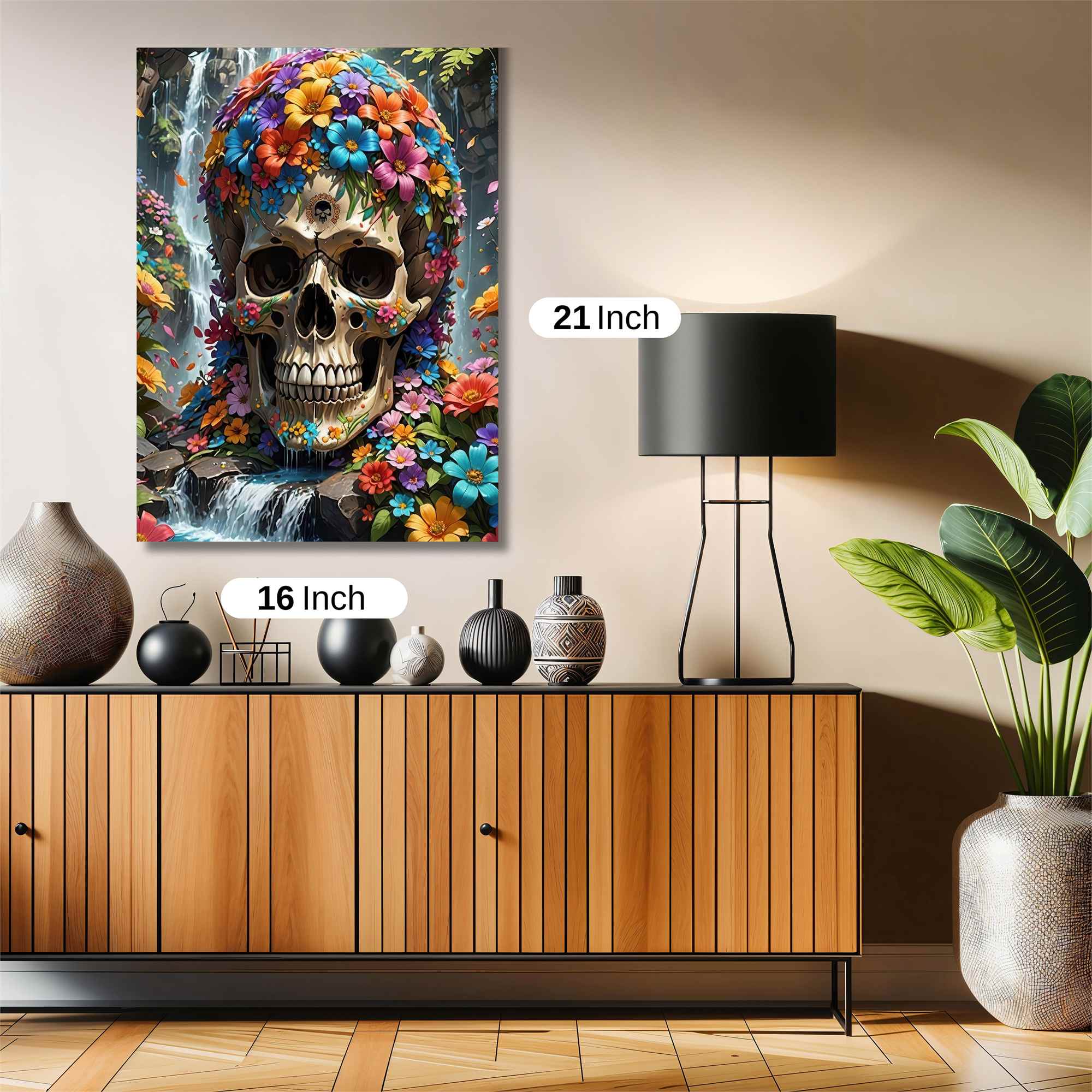 FloralSkull Safe Wall Magnetic / M