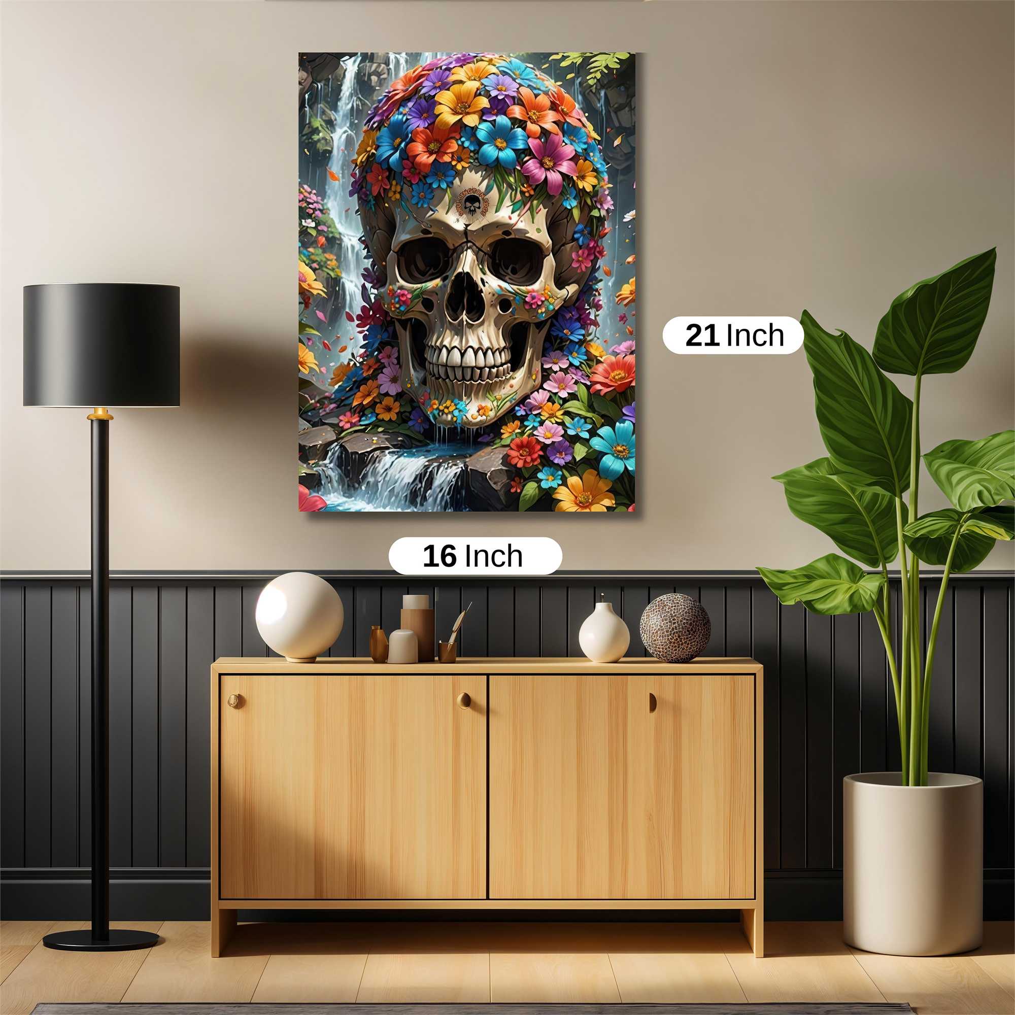 FloralSkull Safe Wall Magnetic / M