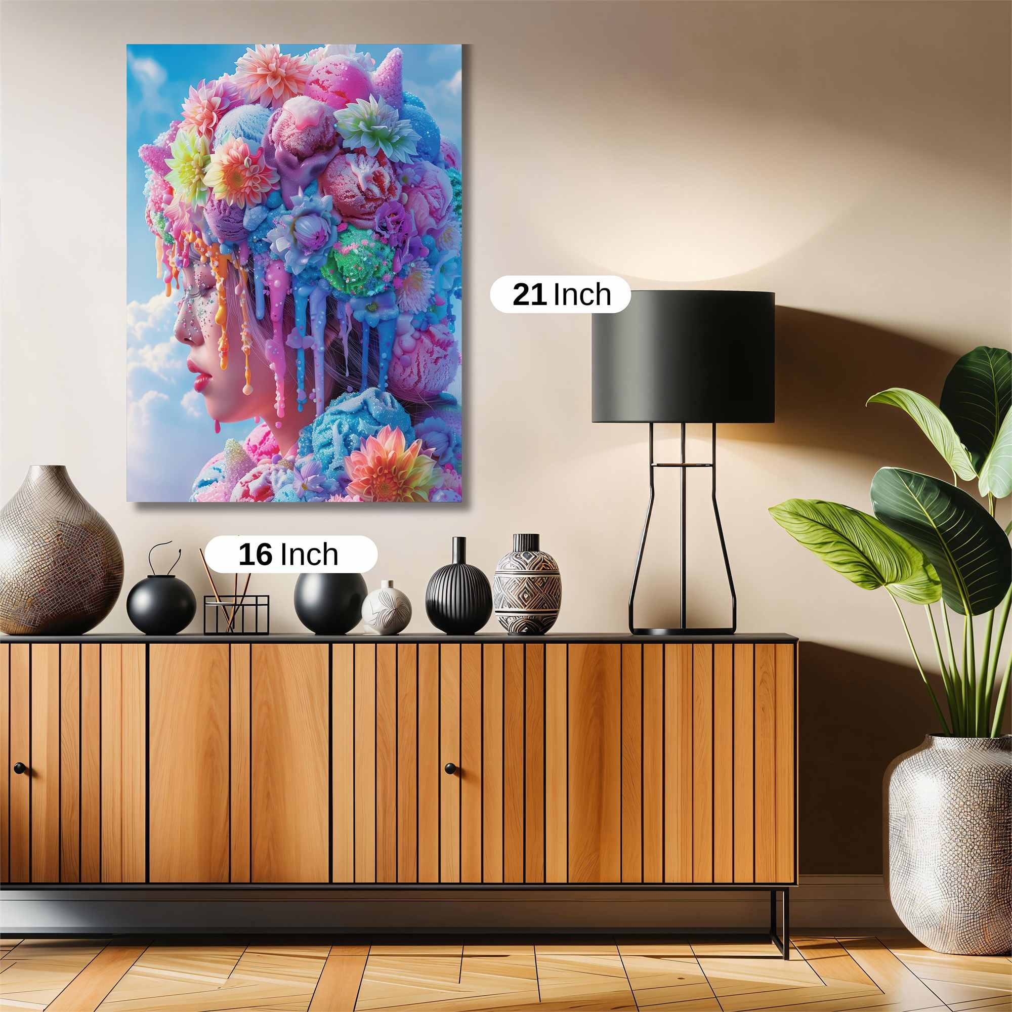 Floral Fantasy Safe Wall Magnetic / M