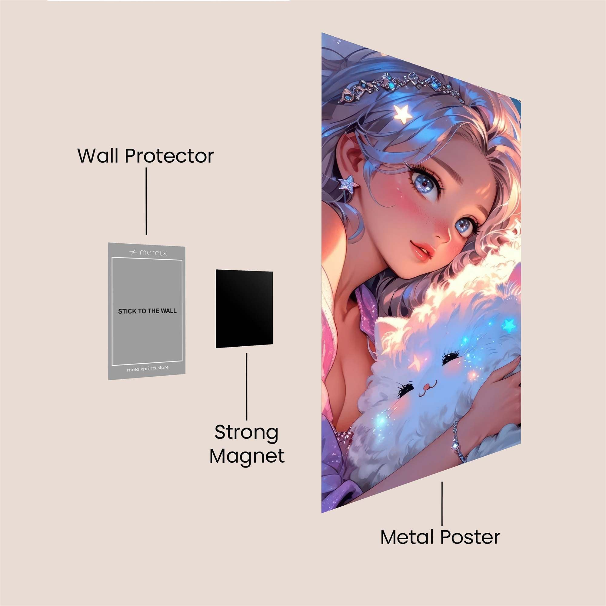 Luna Serenity Safe Wall Magnetic / M