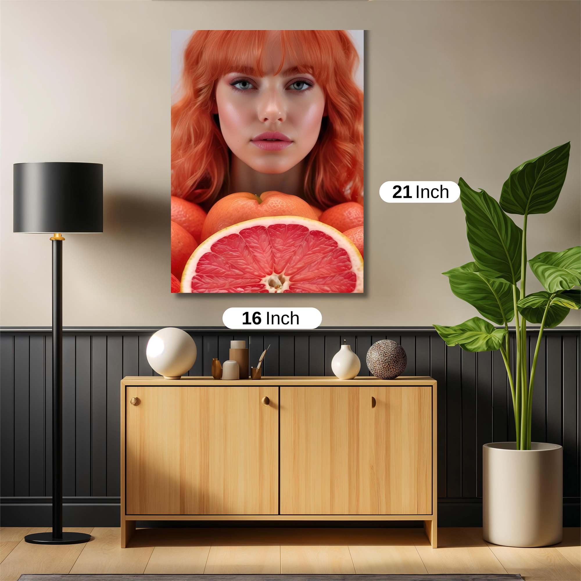 Grapefruit Glow Safe Wall Magnetic / M