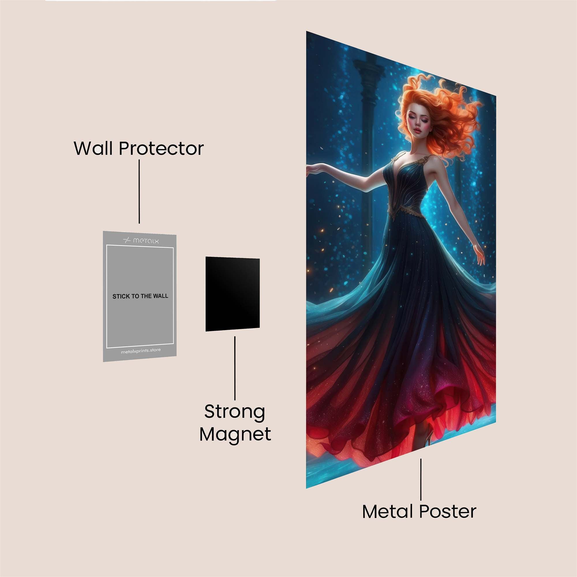 Mystic Elegance Safe Wall Magnetic / M