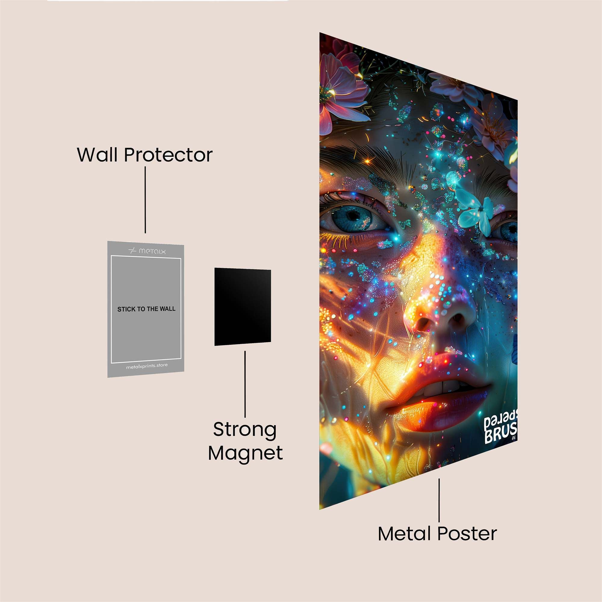 Butterfly Enchantress Safe Wall Magnetic / M
