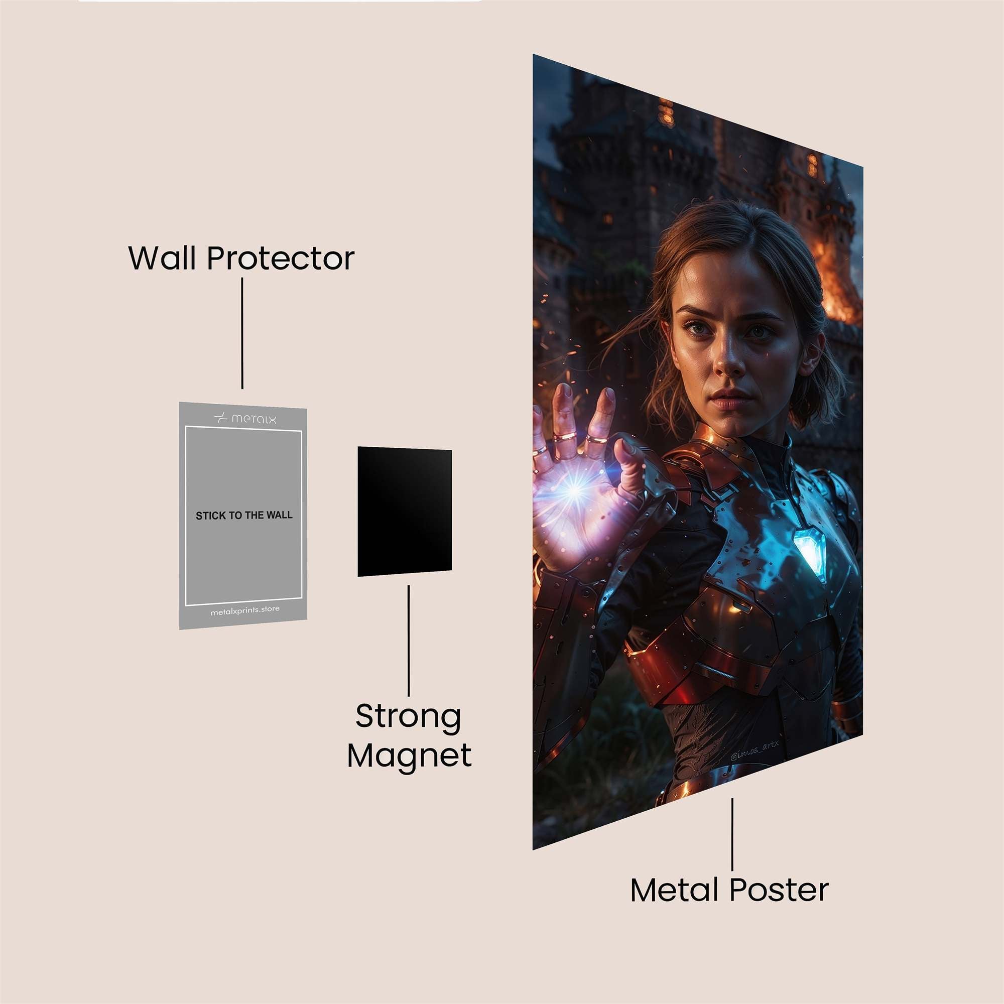 Iron Enigma Safe Wall Magnetic / M