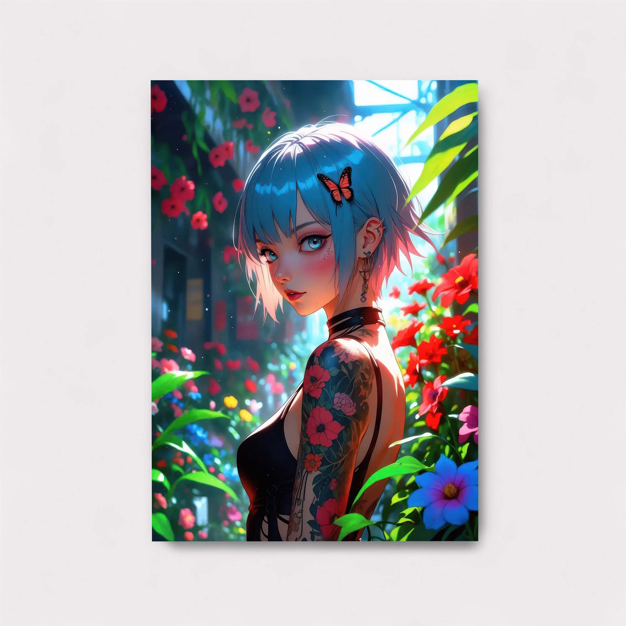 Floral Serenity Safe Wall Magnetic / M