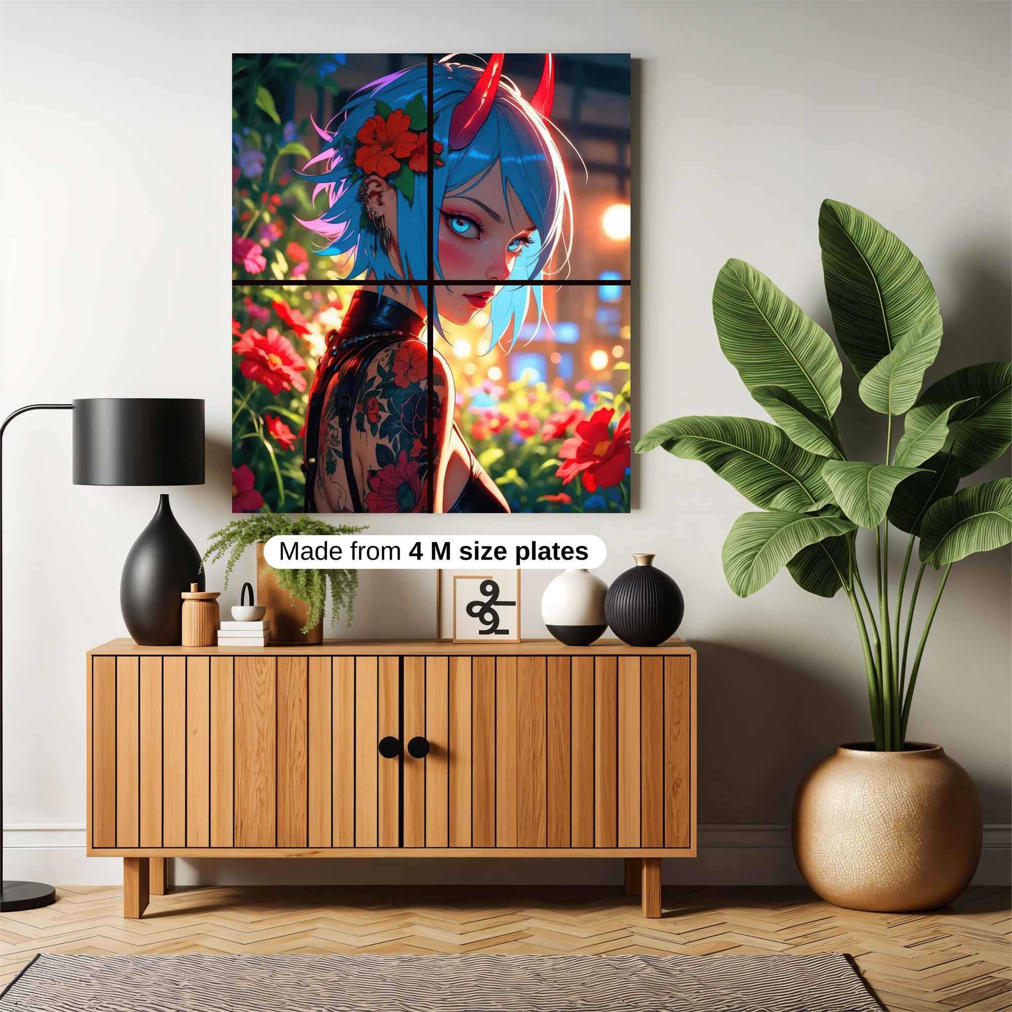 Demon Blossom Safe Wall Magnetic / M