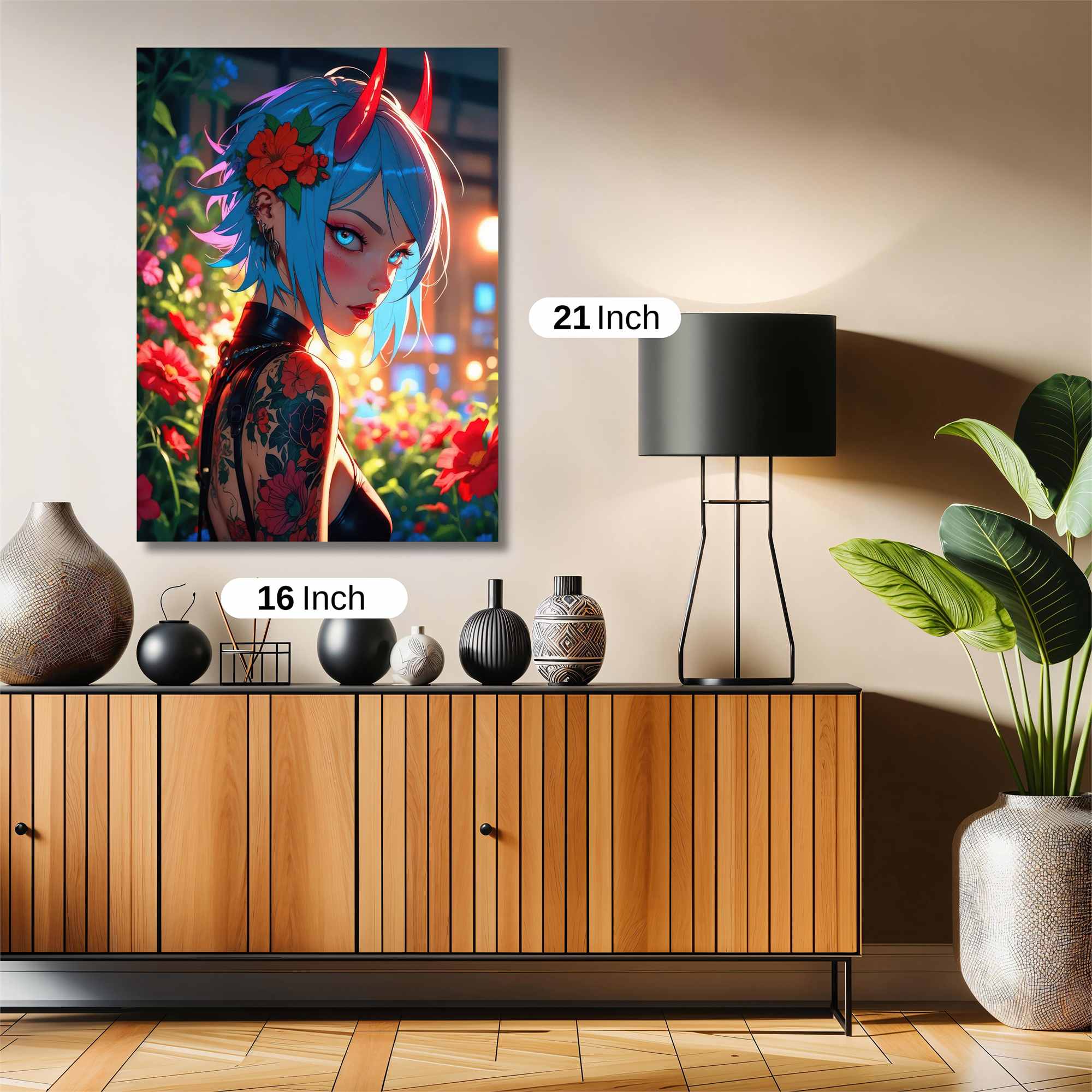 Demon Blossom Safe Wall Magnetic / M