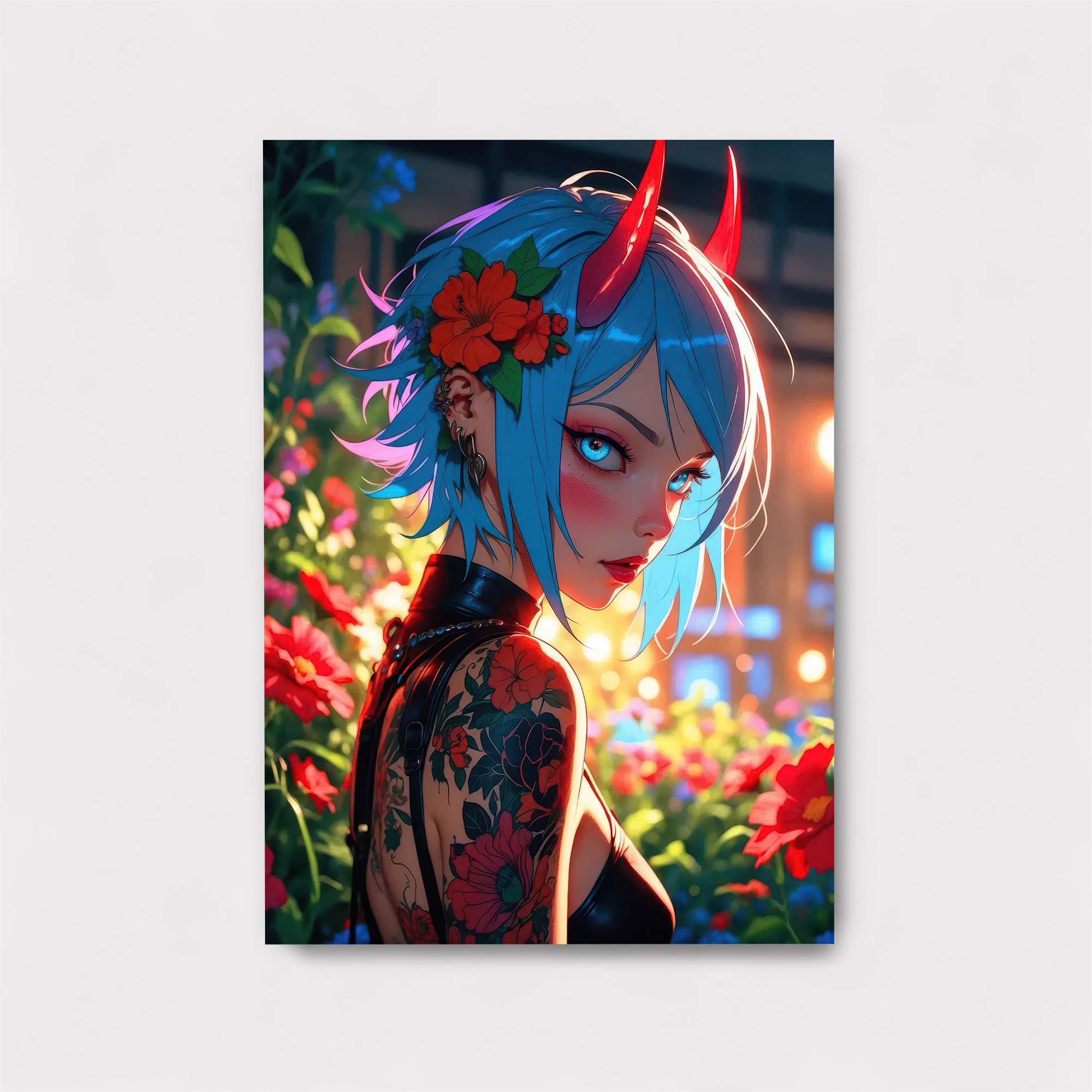 Demon Blossom Safe Wall Magnetic / M