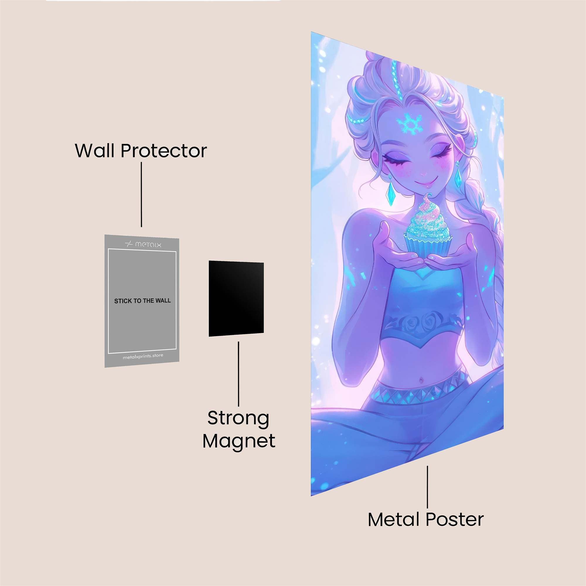 Elsa Serene Safe Wall Magnetic / M