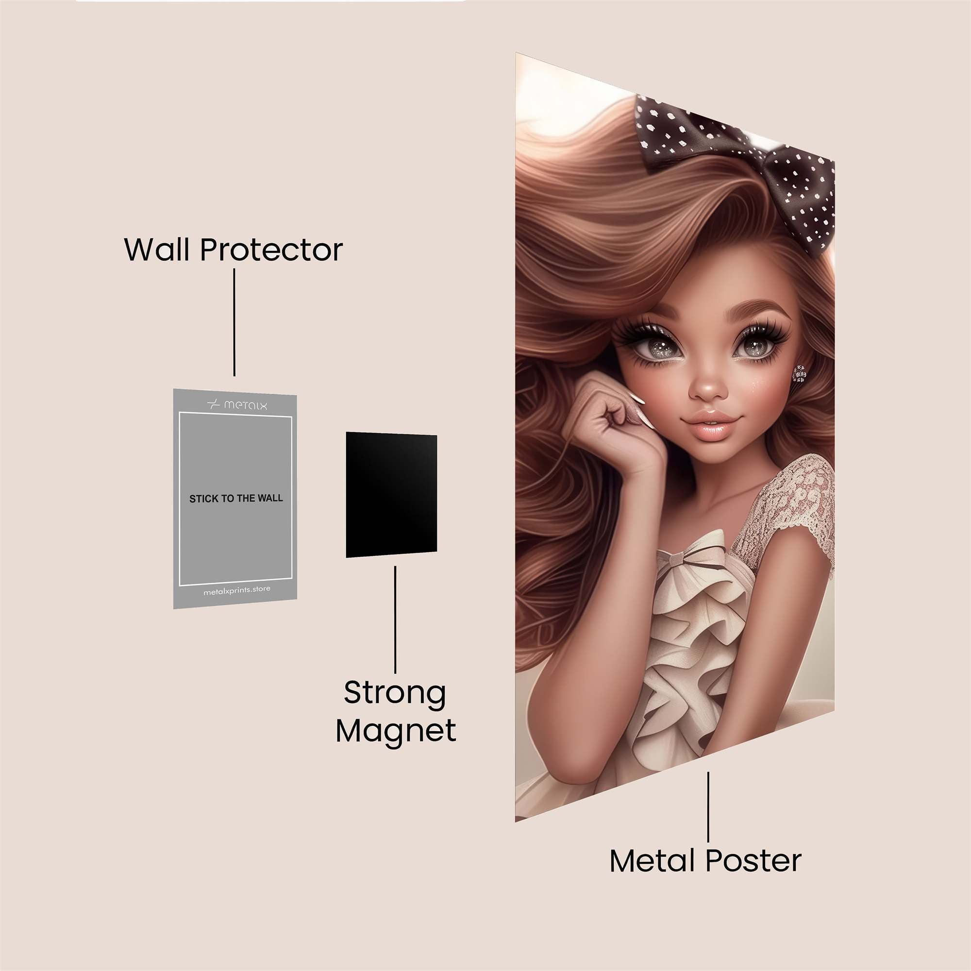 Enchanting Elegance Safe Wall Magnetic / M