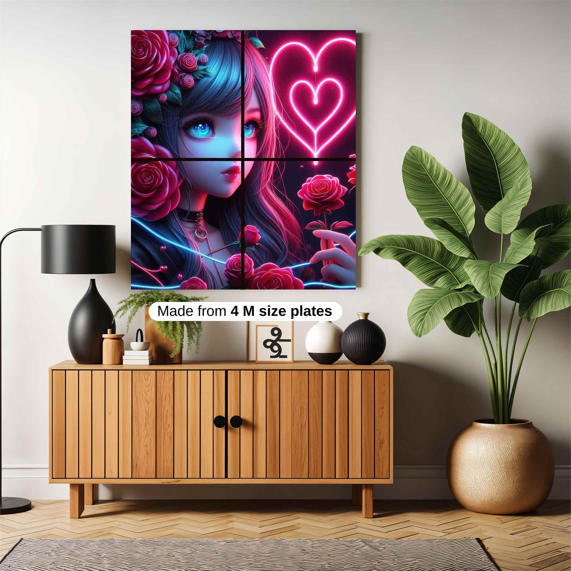 Rose Enchantress Safe Wall Magnetic / M