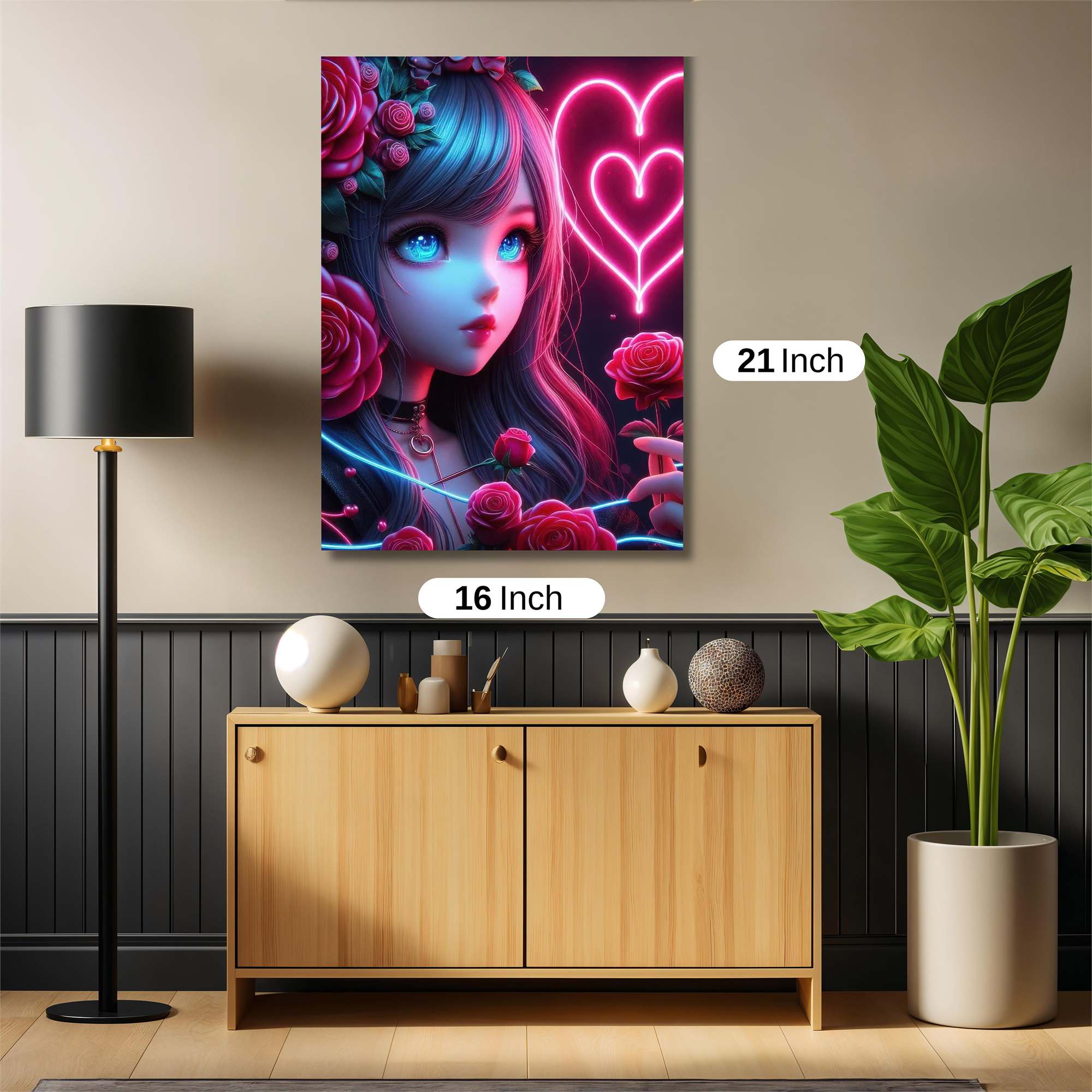 Rose Enchantress Safe Wall Magnetic / M