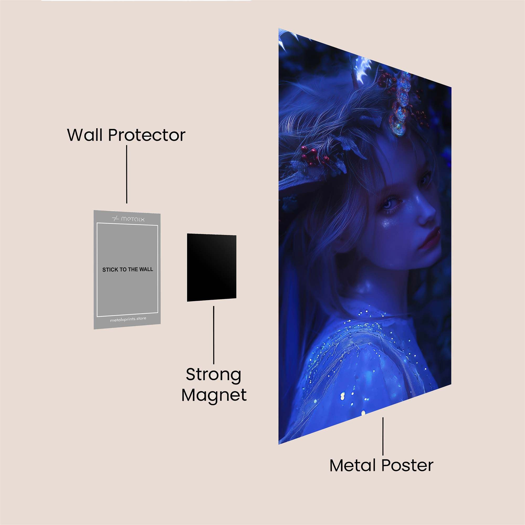 Fairy Enchantment Safe Wall Magnetic / M