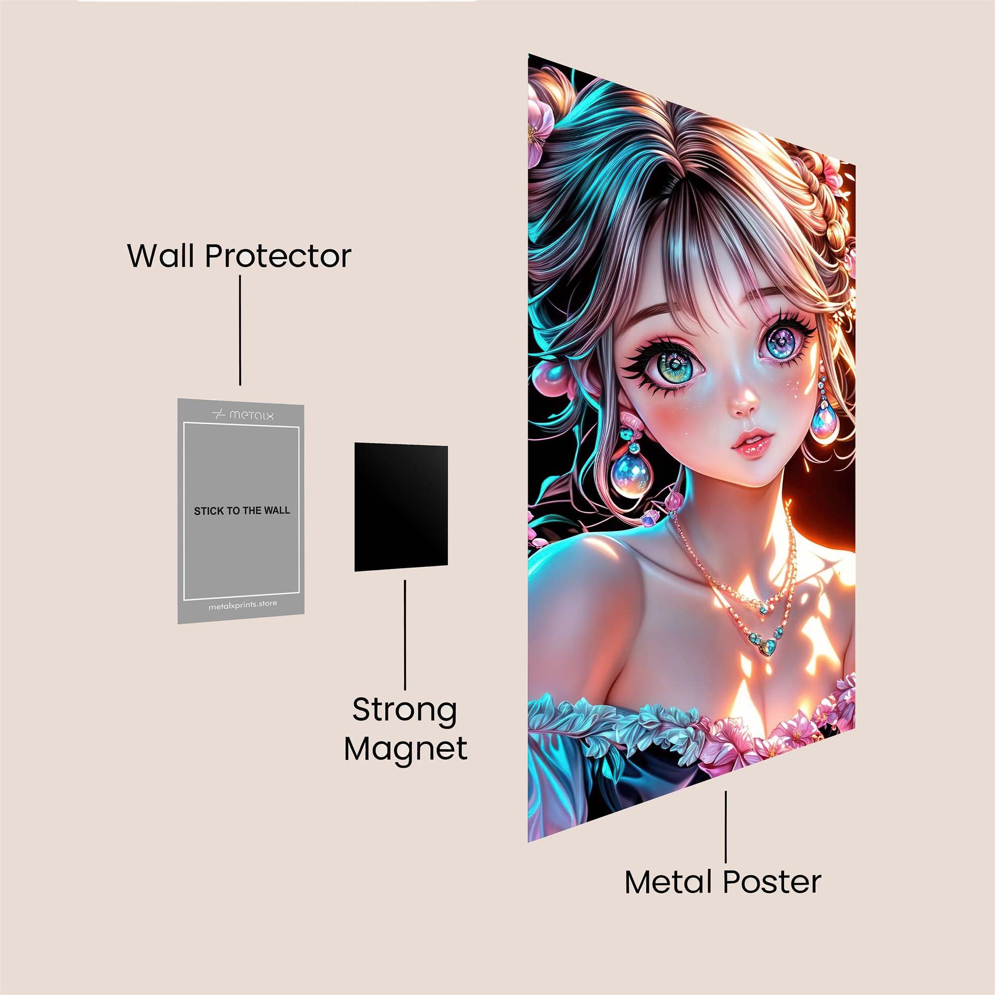 Blossom Enchantment Safe Wall Magnetic / M