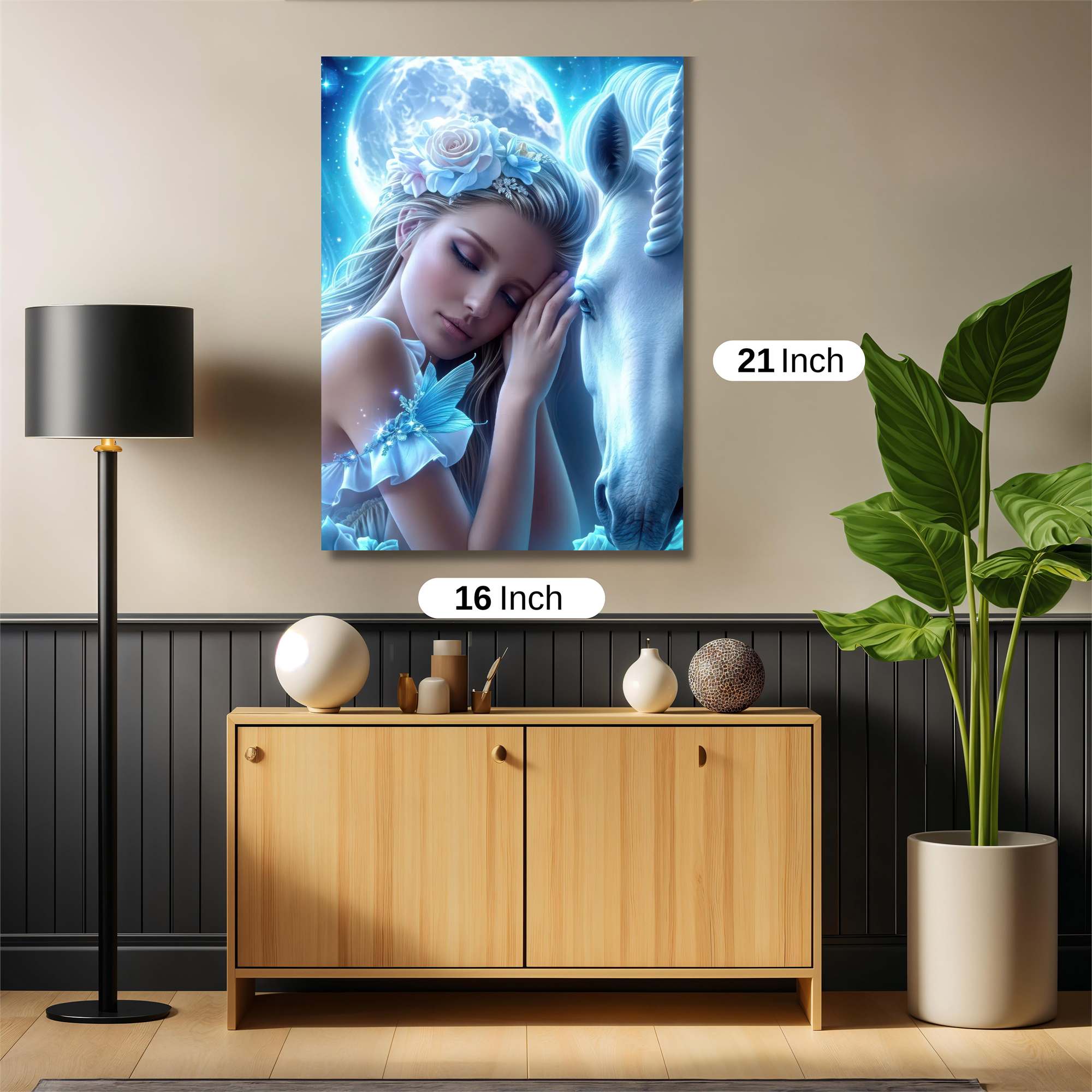 Moonlit Serenity Safe Wall Magnetic / M
